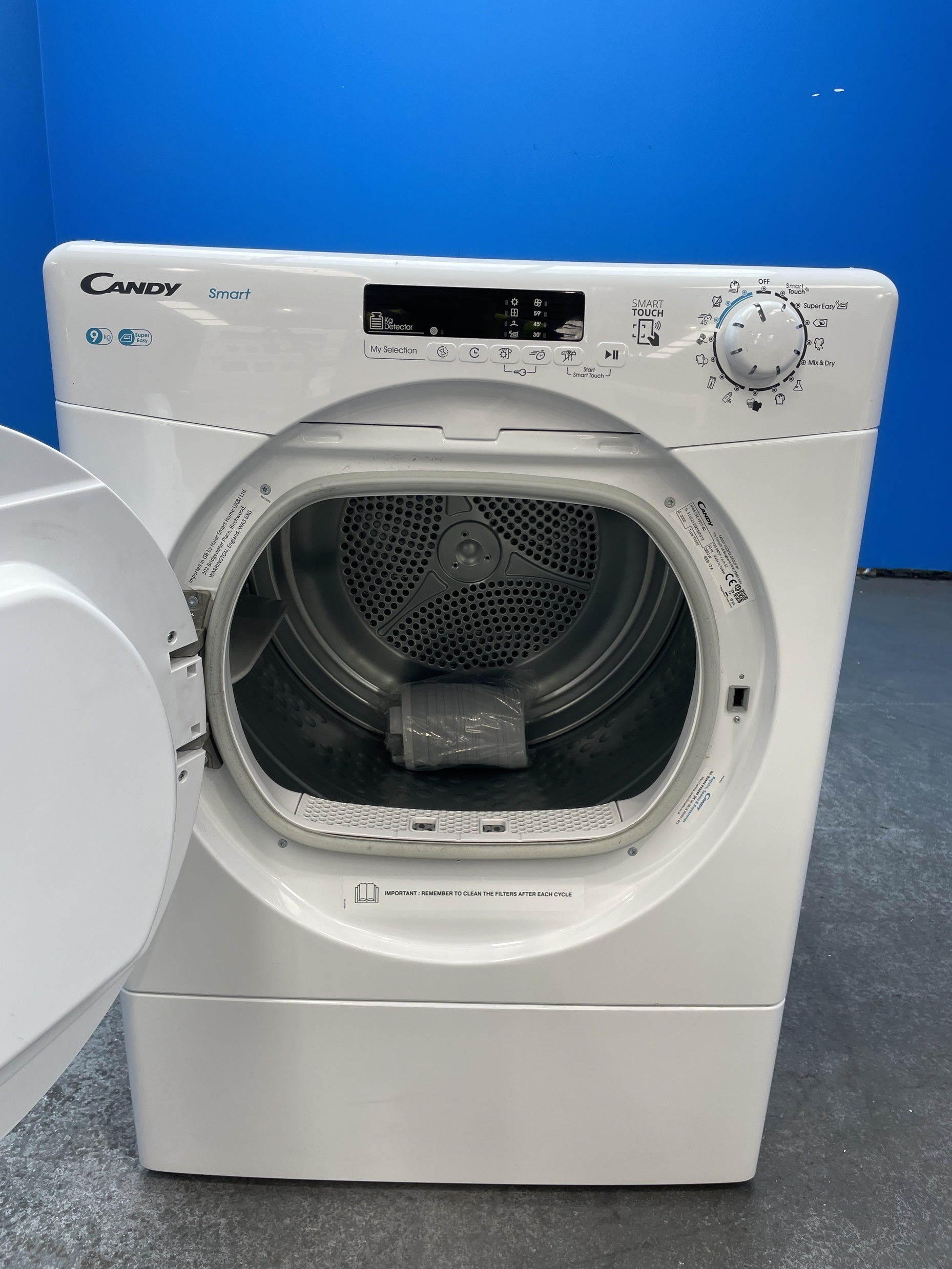 #GRC-160-368 - Candy CSE V9DF-80 9kg Vented Smart Tumble Dryer