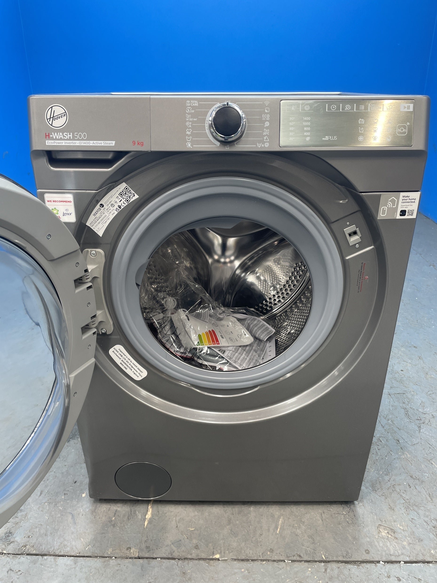 #GRC-155-077 - Hoover HWB49AMBCR 9kg 1400 Spin Washing Machine