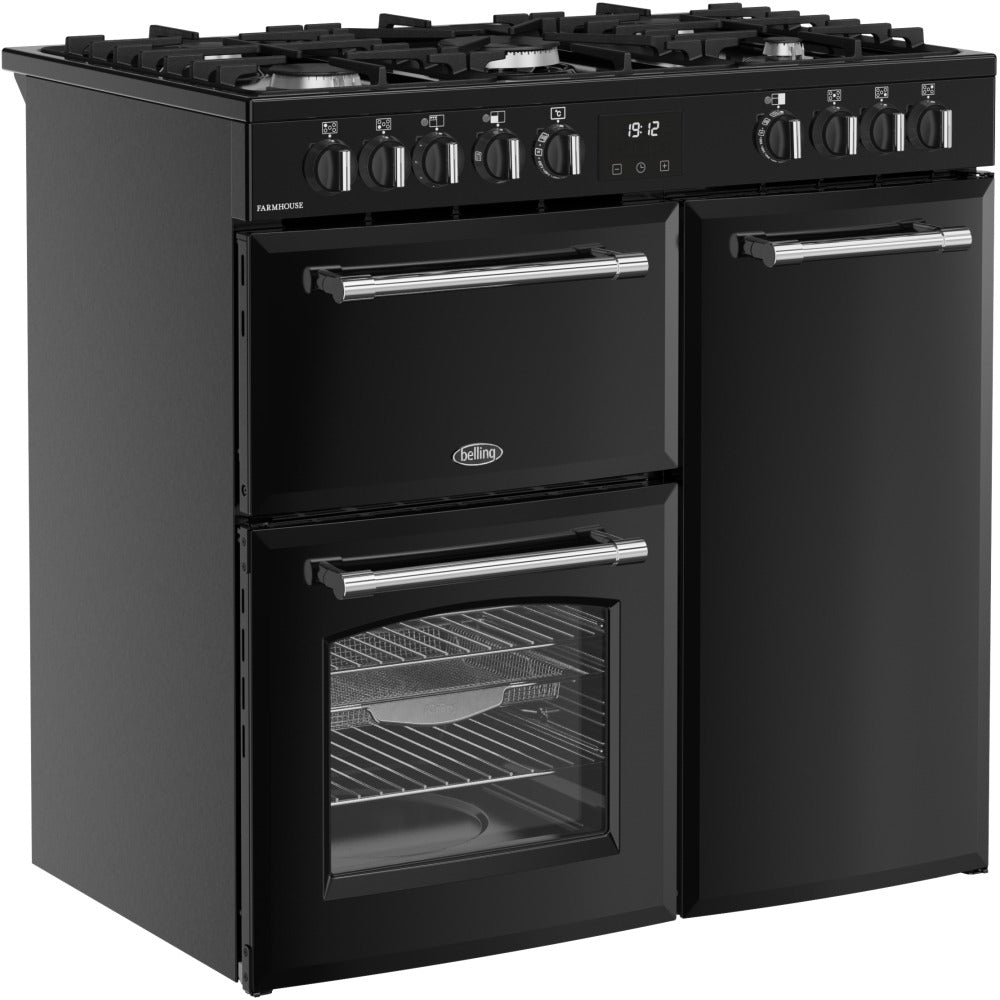 Belling Farmhouse 90DF Dual Fuel 90cm Range Cooker – Renew 2 U