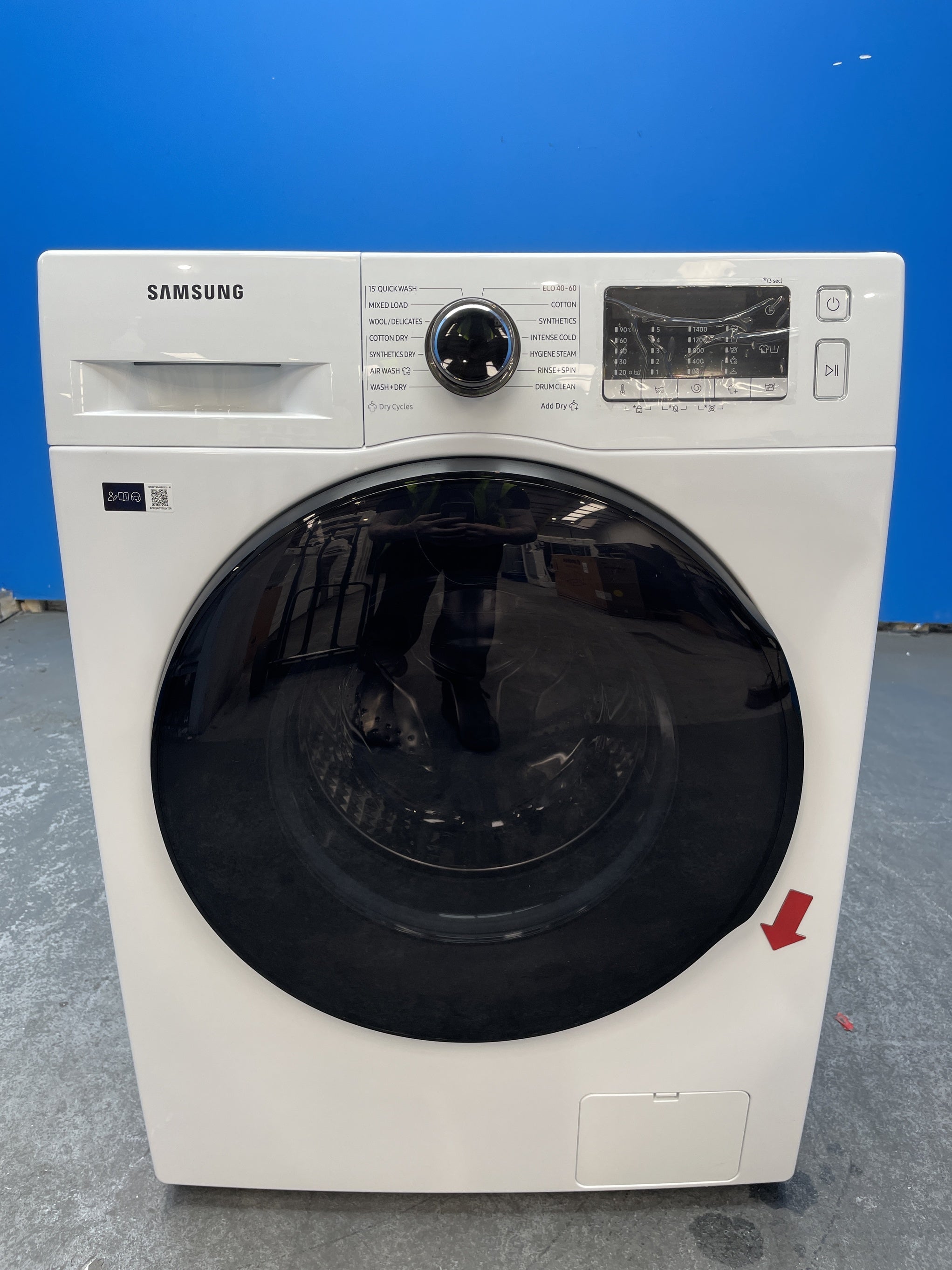 #GRC-159-639 - Samsung WD80TA046BE Series 5 8/5kg 1400 Spin Washer Dryer