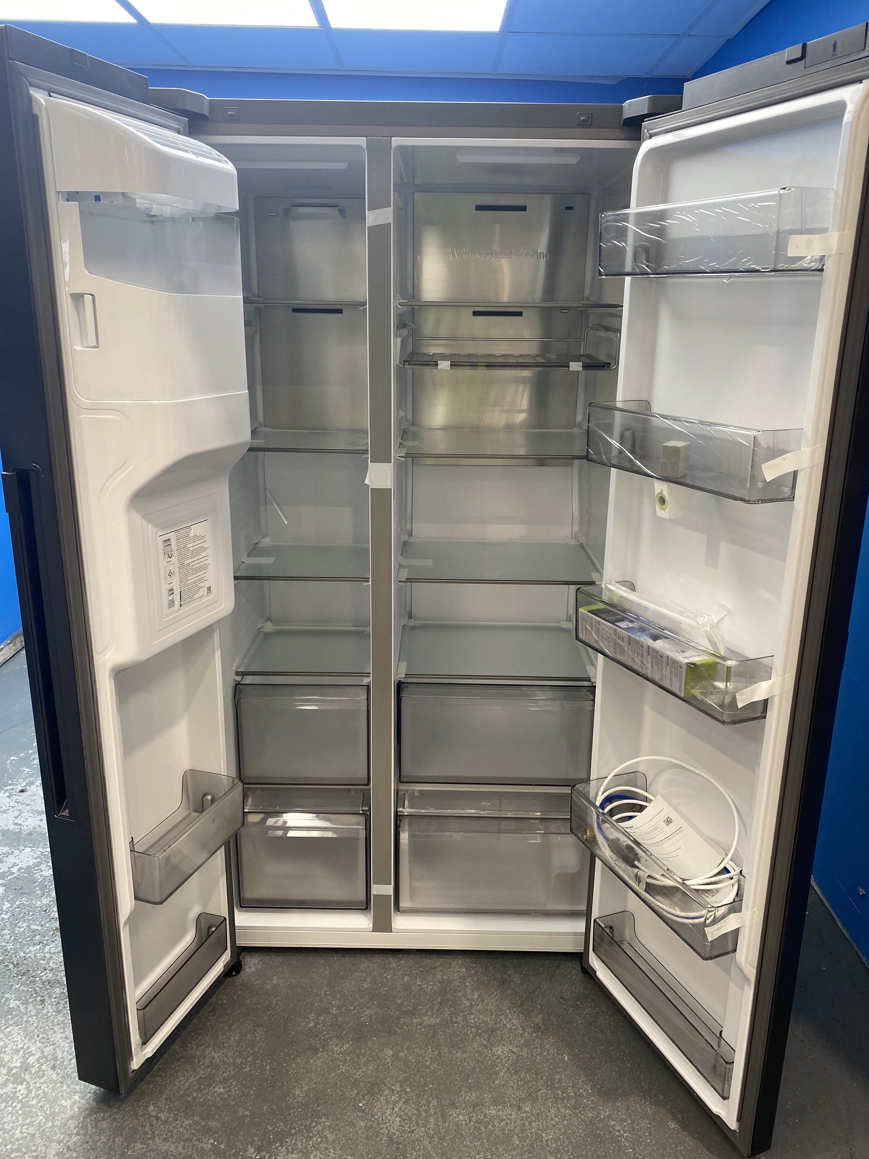 #GRC-157-192 - Samsung RS90F66BEFEU Family Hub American Fridge Freezer