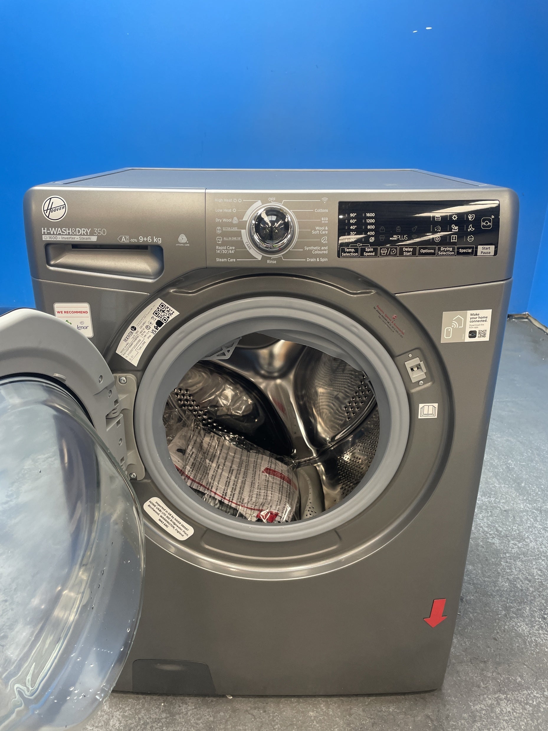 #GRC-160-130 - Hoover H3DPS6966TAMBR 9/6kg 1400 Spin Washer Dryer
