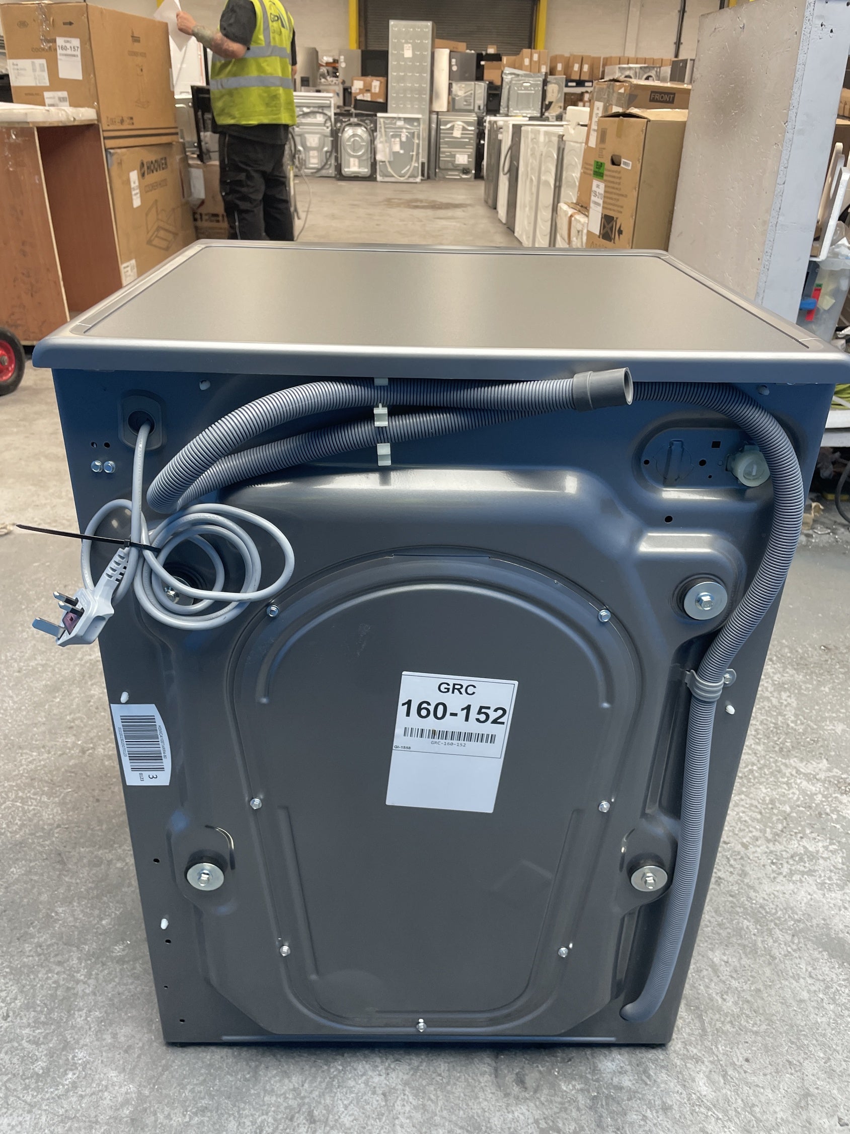 #GRC-160-152 - Hoover H-WASH 300 H3WO4105TARR4-80 10kg 1400 Spin Washing Machine