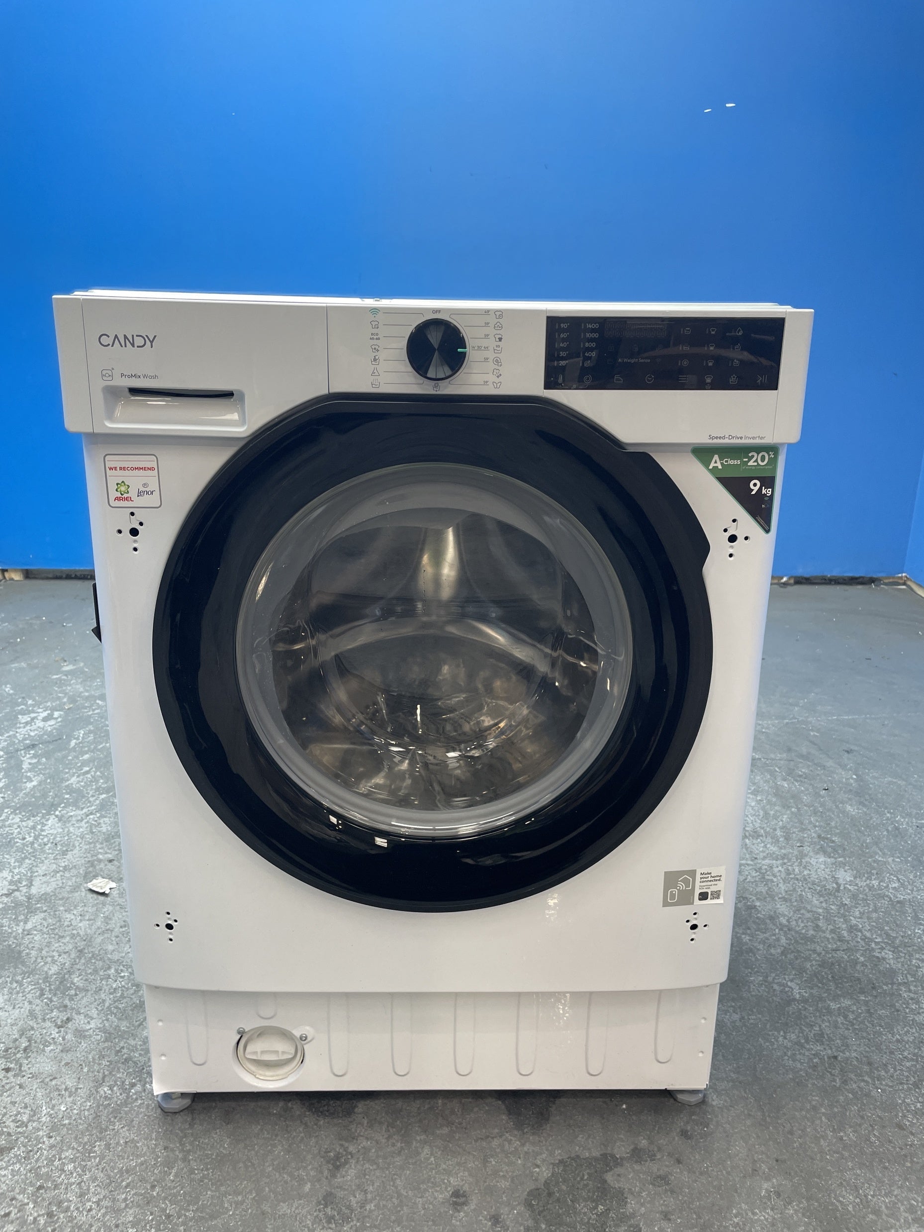#GRC-159-745 - Candy Smart BC4S49M6DB8J-80 Integrated 9kg 1400rpm Washing Machine