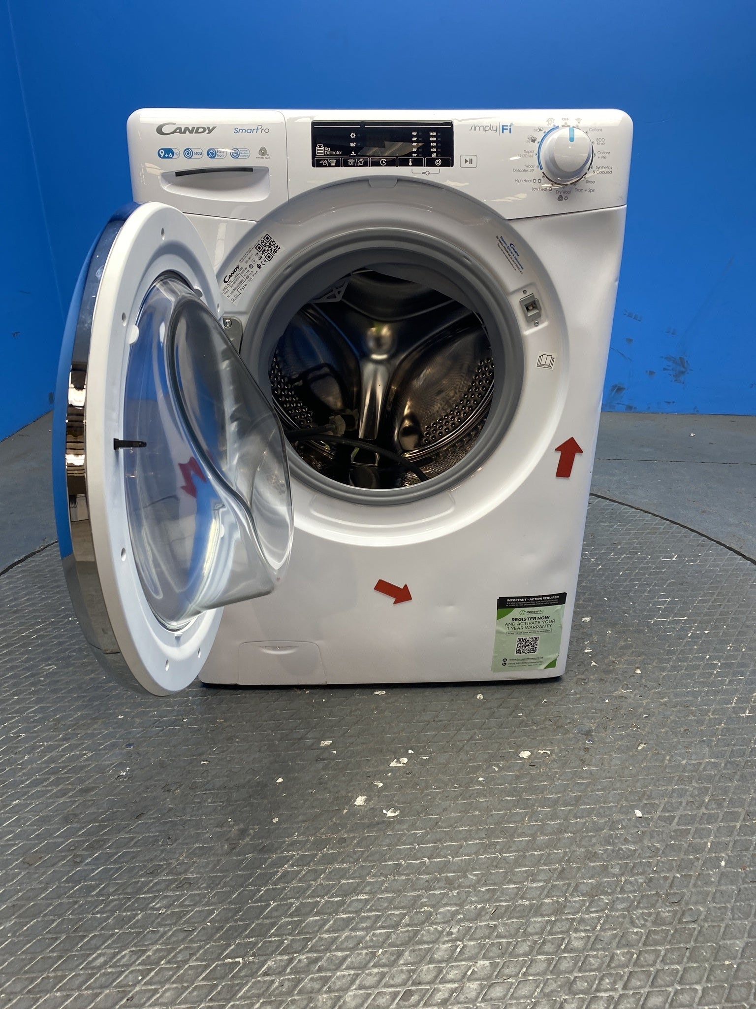Candy CSOW4963TWCE 9kg / 6kg 1400 Spin Smart Pro Washer Dryer