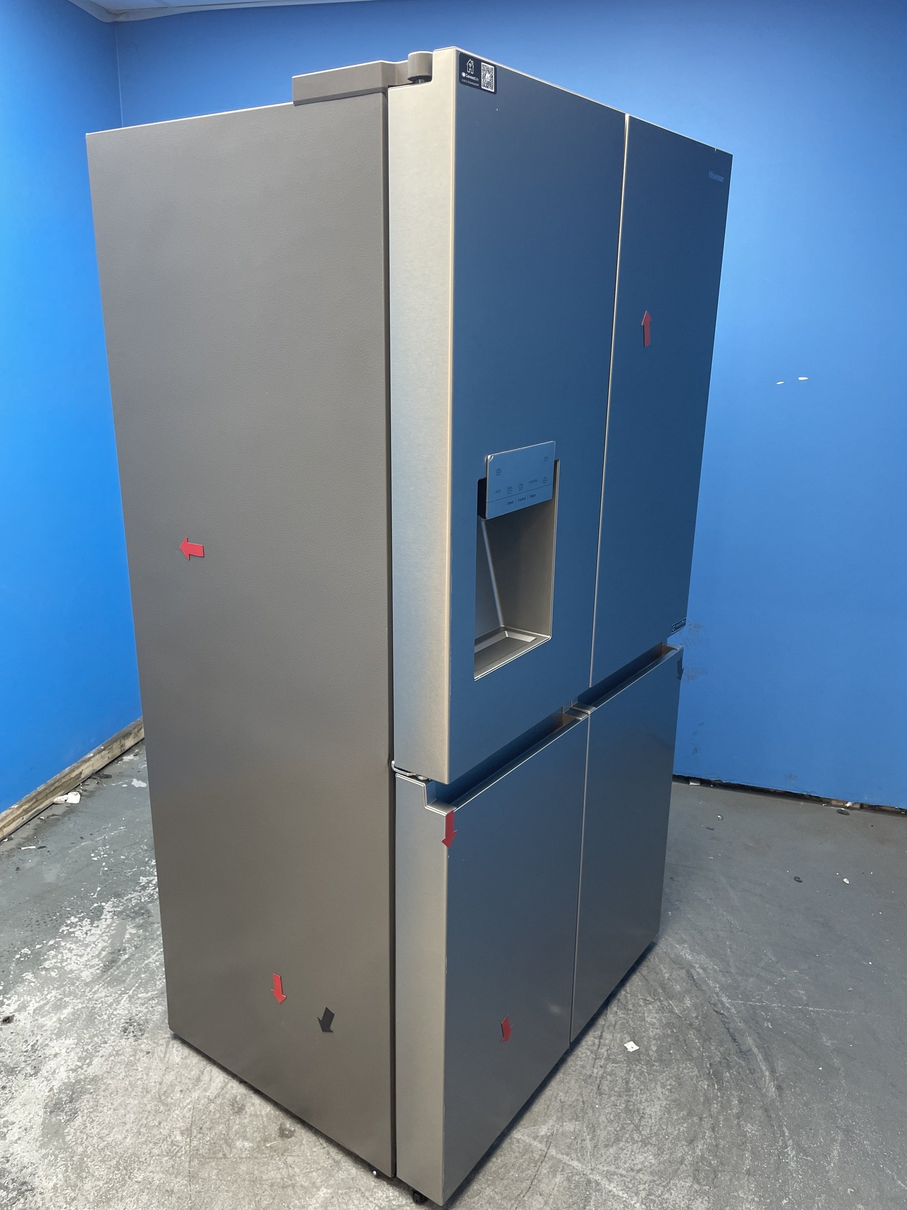 #GRC-157-493 - Hisense RQ760N4SASE 4-Door 584L American Fridge Freezer