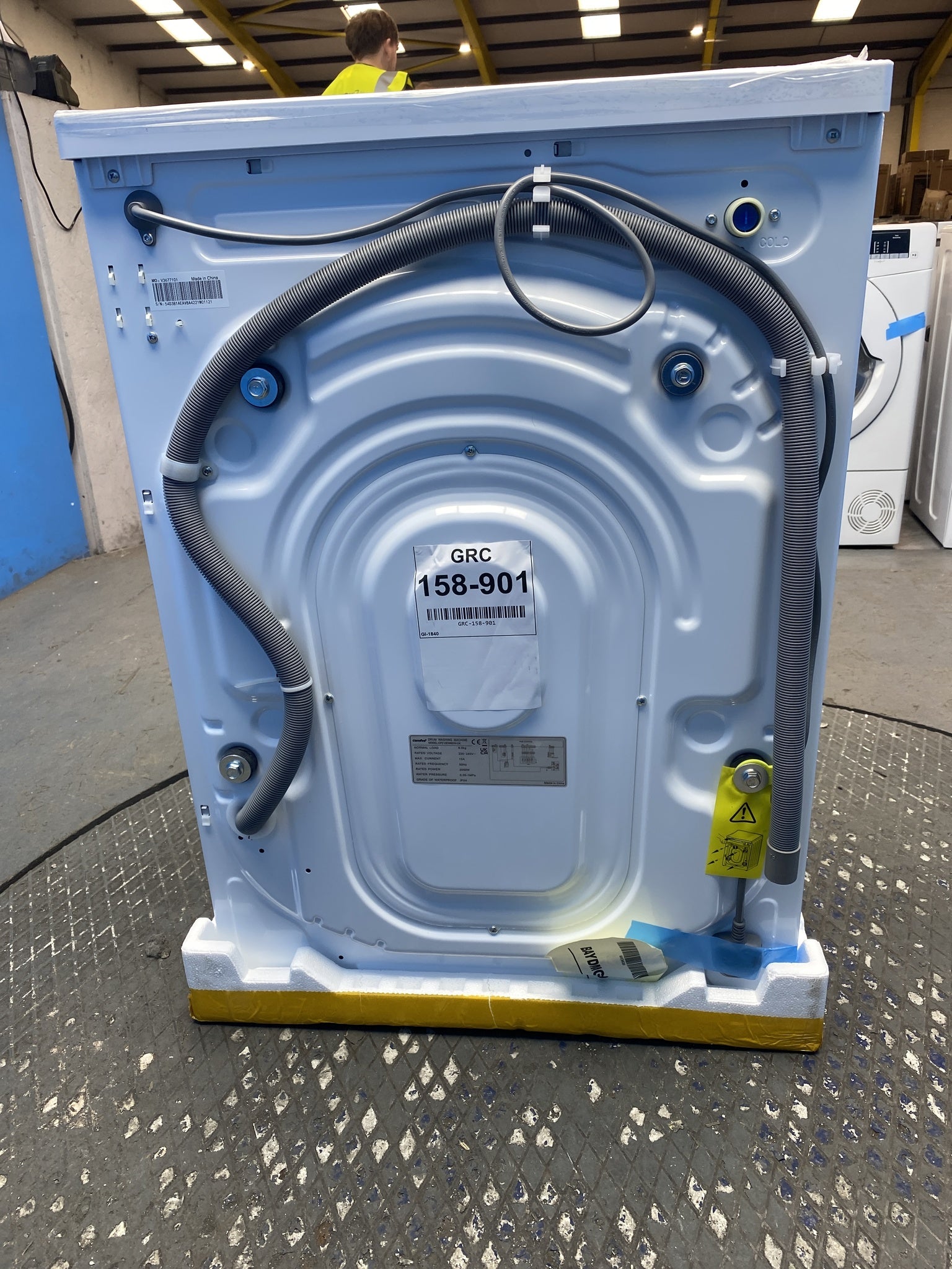 #GRC-158-901 - Comfee CFE10EW60/W Slim 6kg 1000rpm Washing Machine