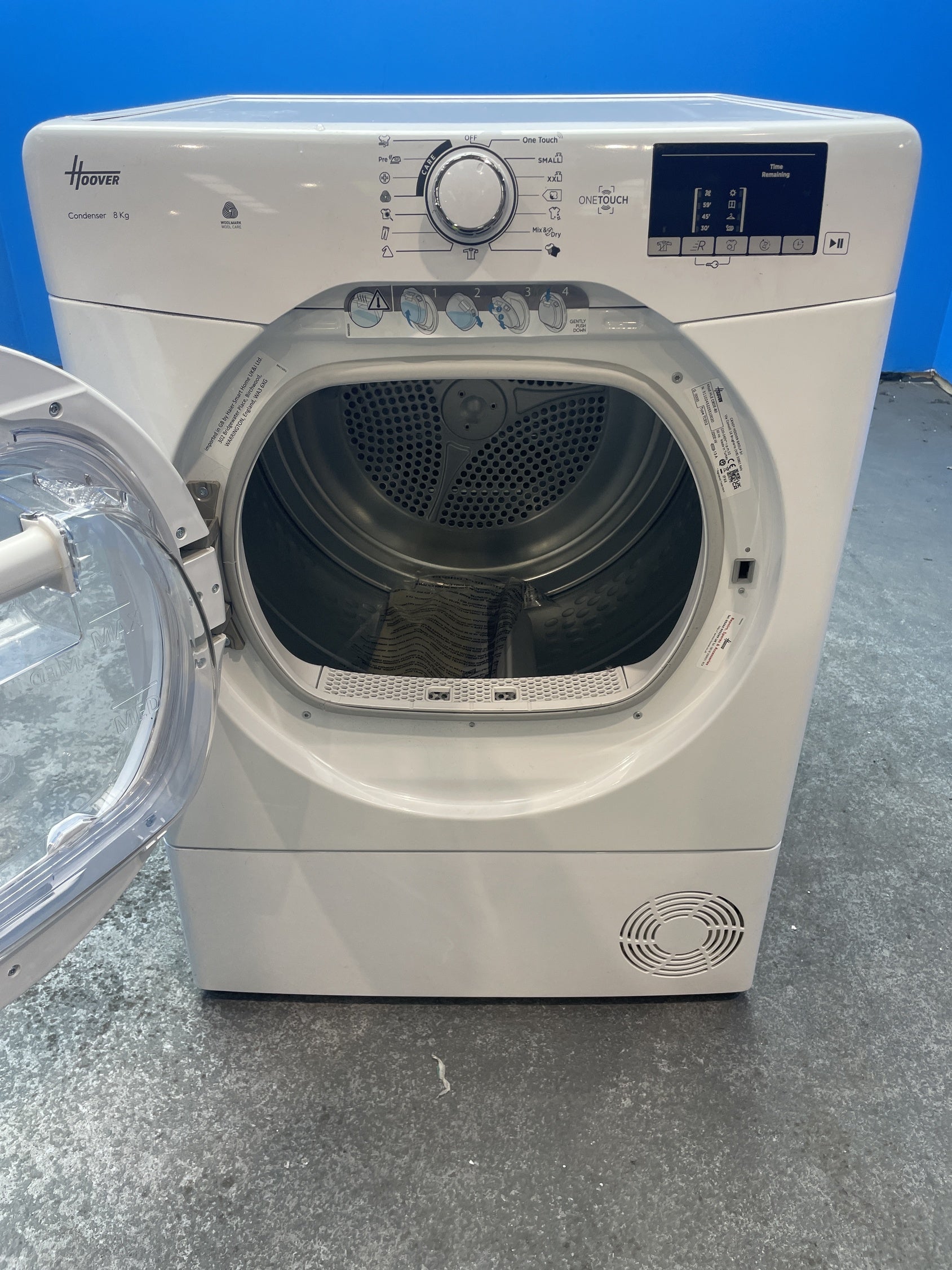 #GRC-156-132 - Hoover HLEC8DE 8kg Condenser Tumble Dryer
