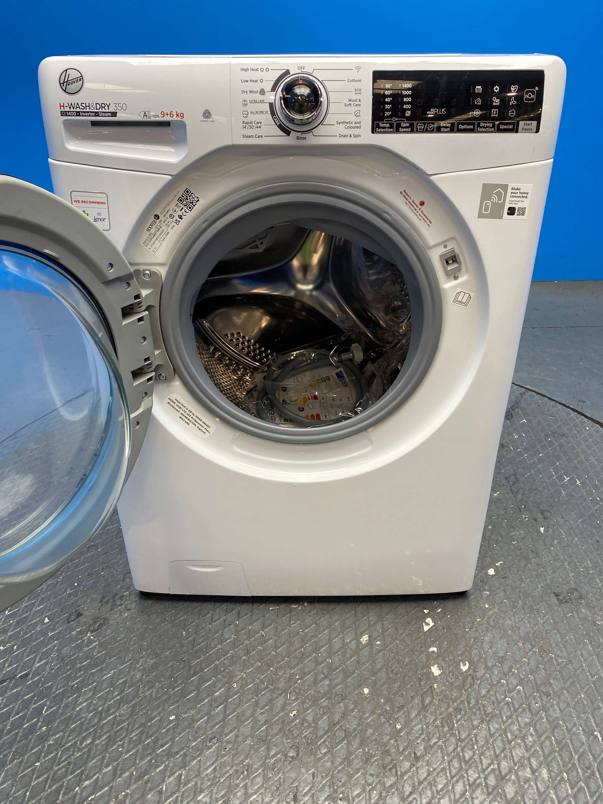 Hoover H3DPS4966TAMB 9kg / 6kg 400 Spin Washer Dryer