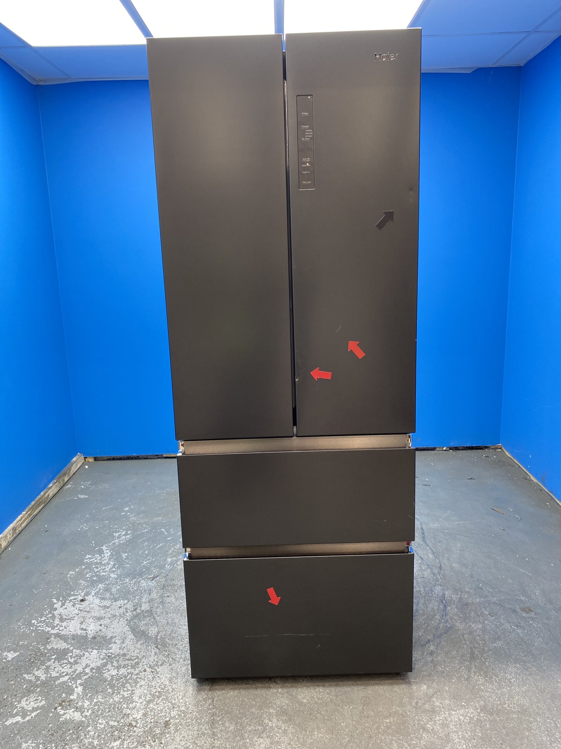 #GRC-156-563 - Haier HFR5719ENPB Series 5 Multi-Door 70cm French Door Refrigerator