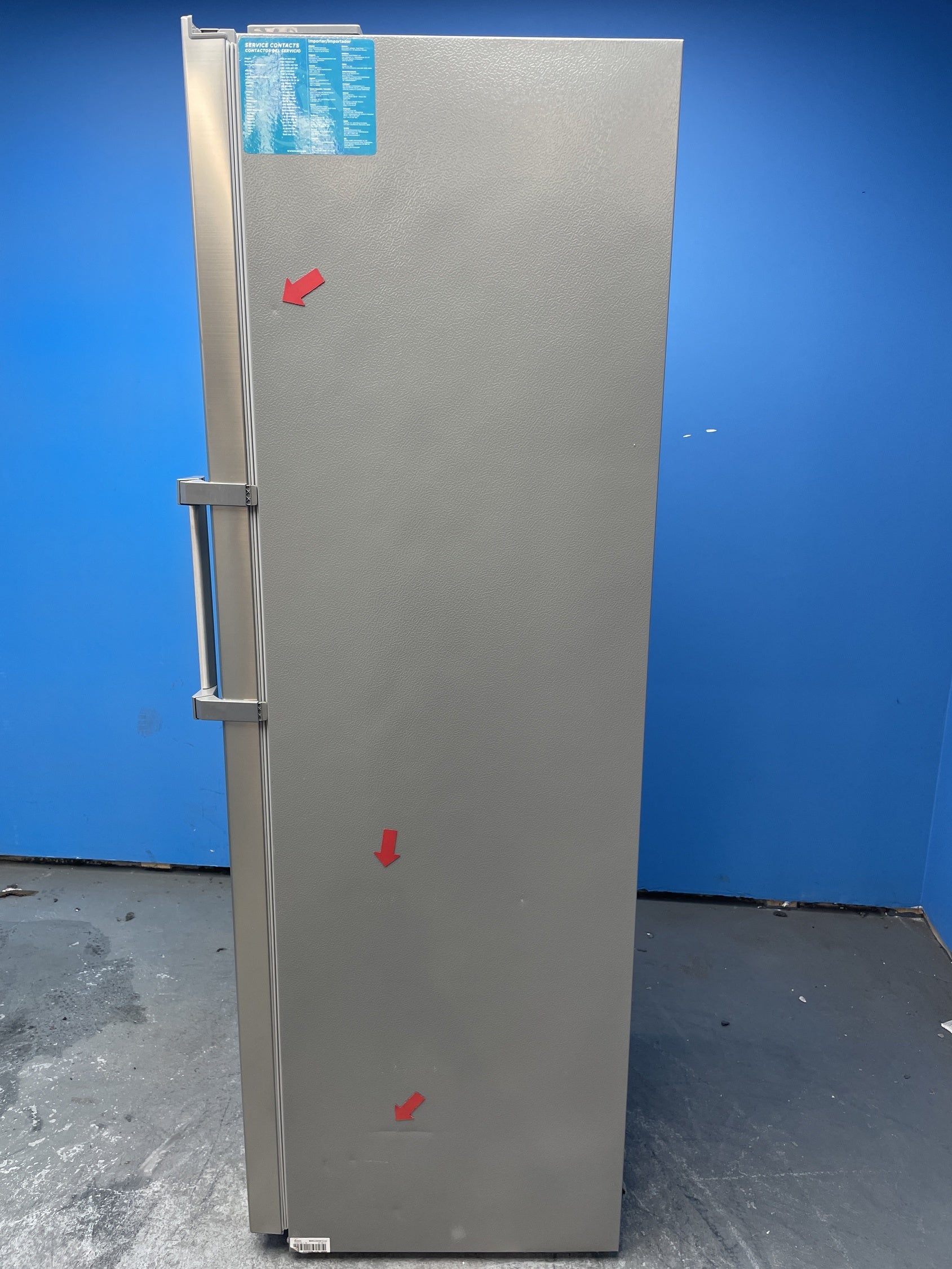 #GRC-158-801 - Midea MDRU385MTE46 185cm Frost Free Upright Freezer