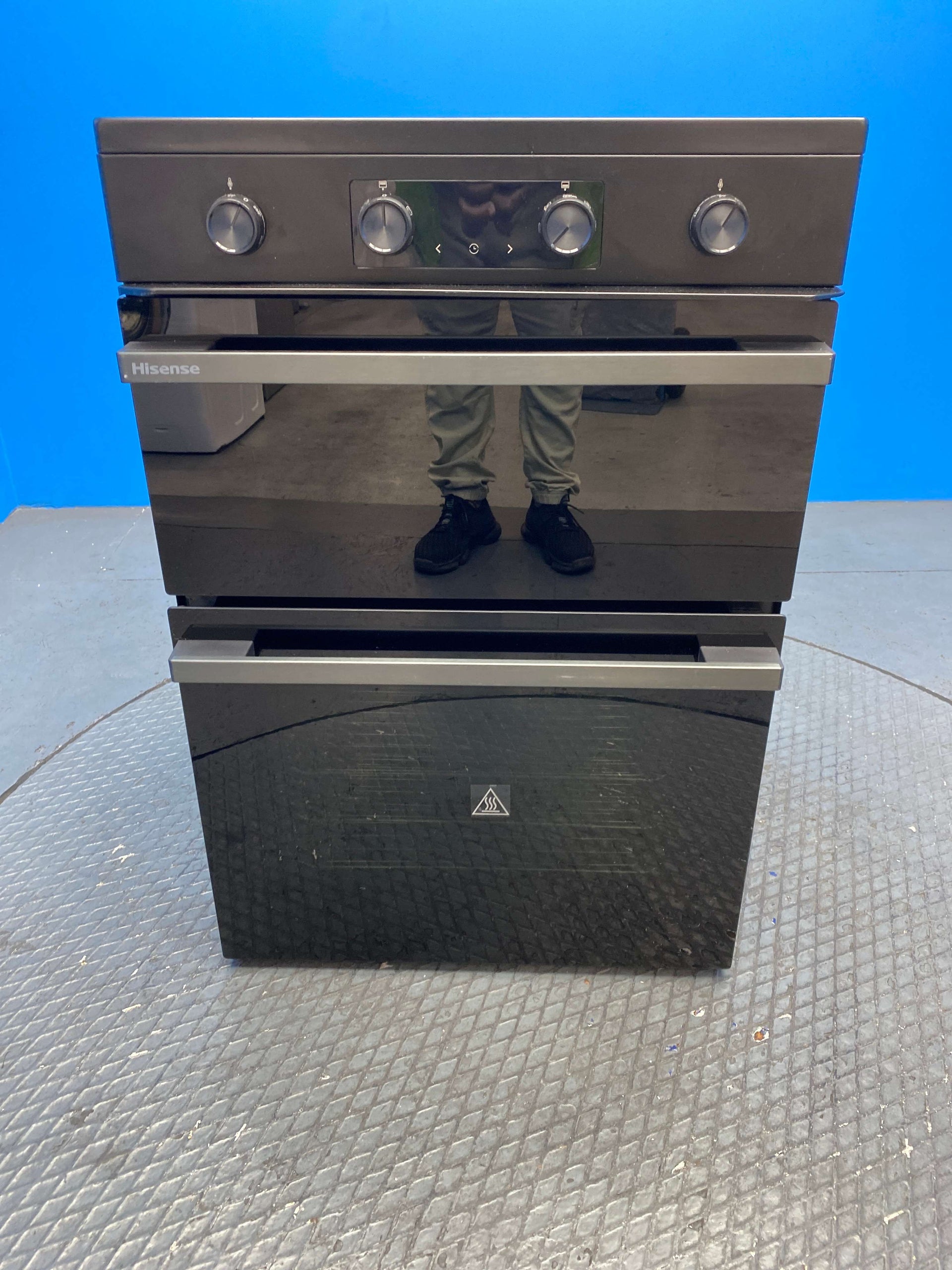 Hisense Hi6 Max HDCEIT6C20B Induction Double Freestanding Oven
