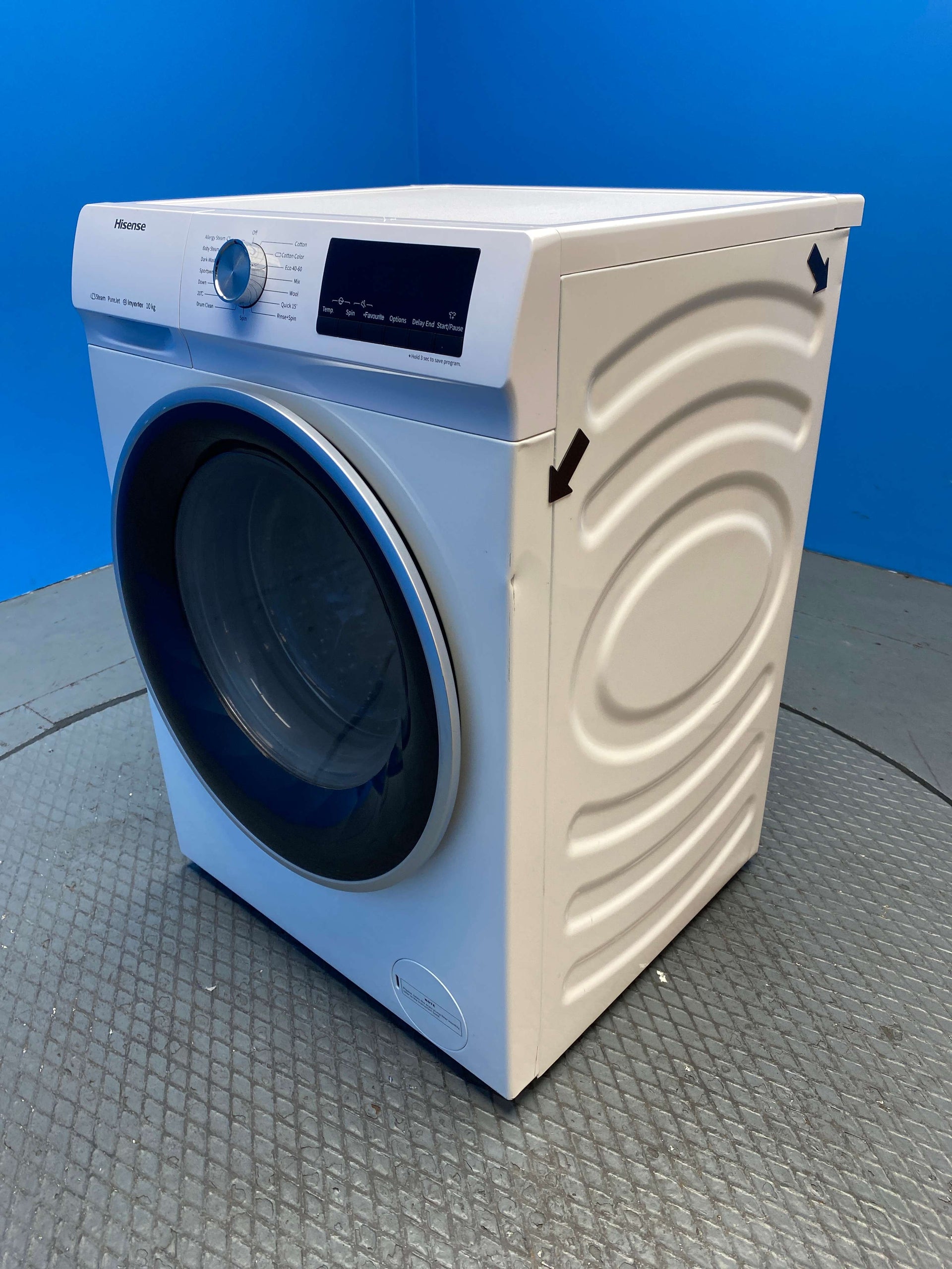 Hisense WFQA1014EVJM 10kg 1400 Spin Washing Machine