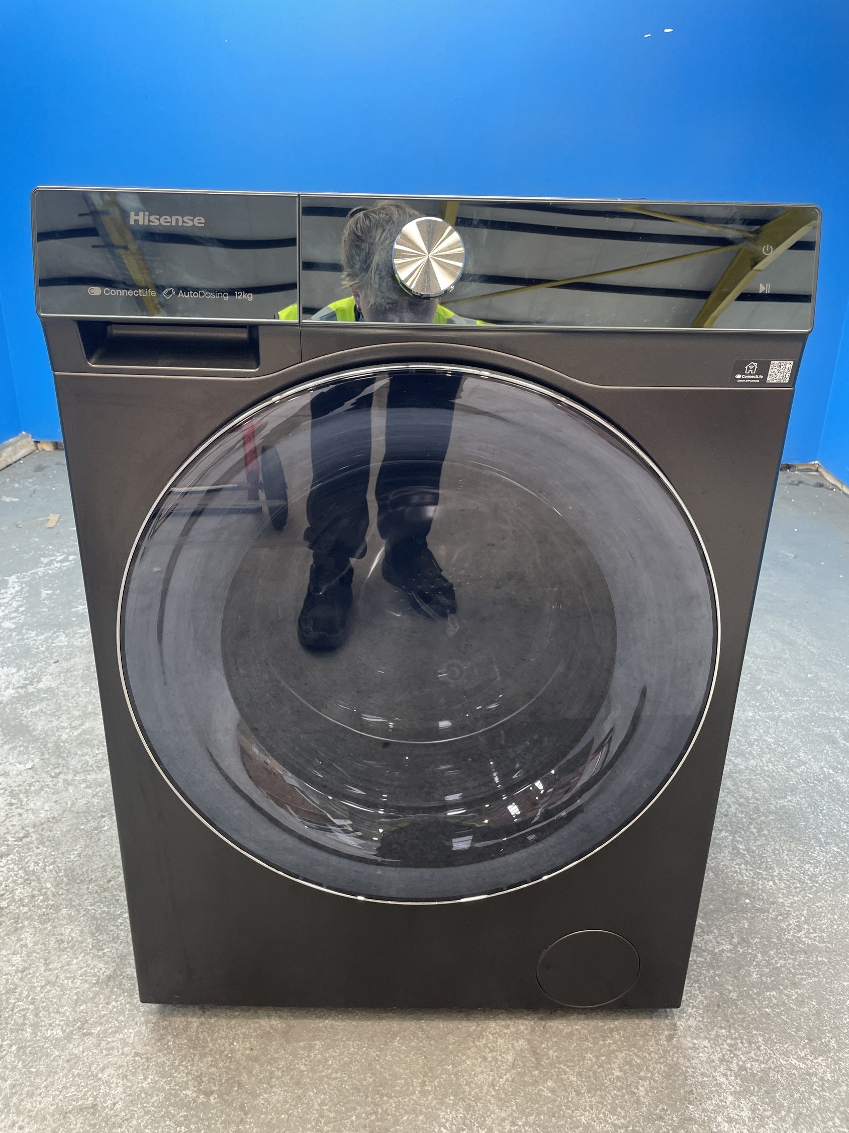 #GRC-158-105 - Hisense 7S Series WF7S1247BB 12kg 1400 Spin AI Washing Machine