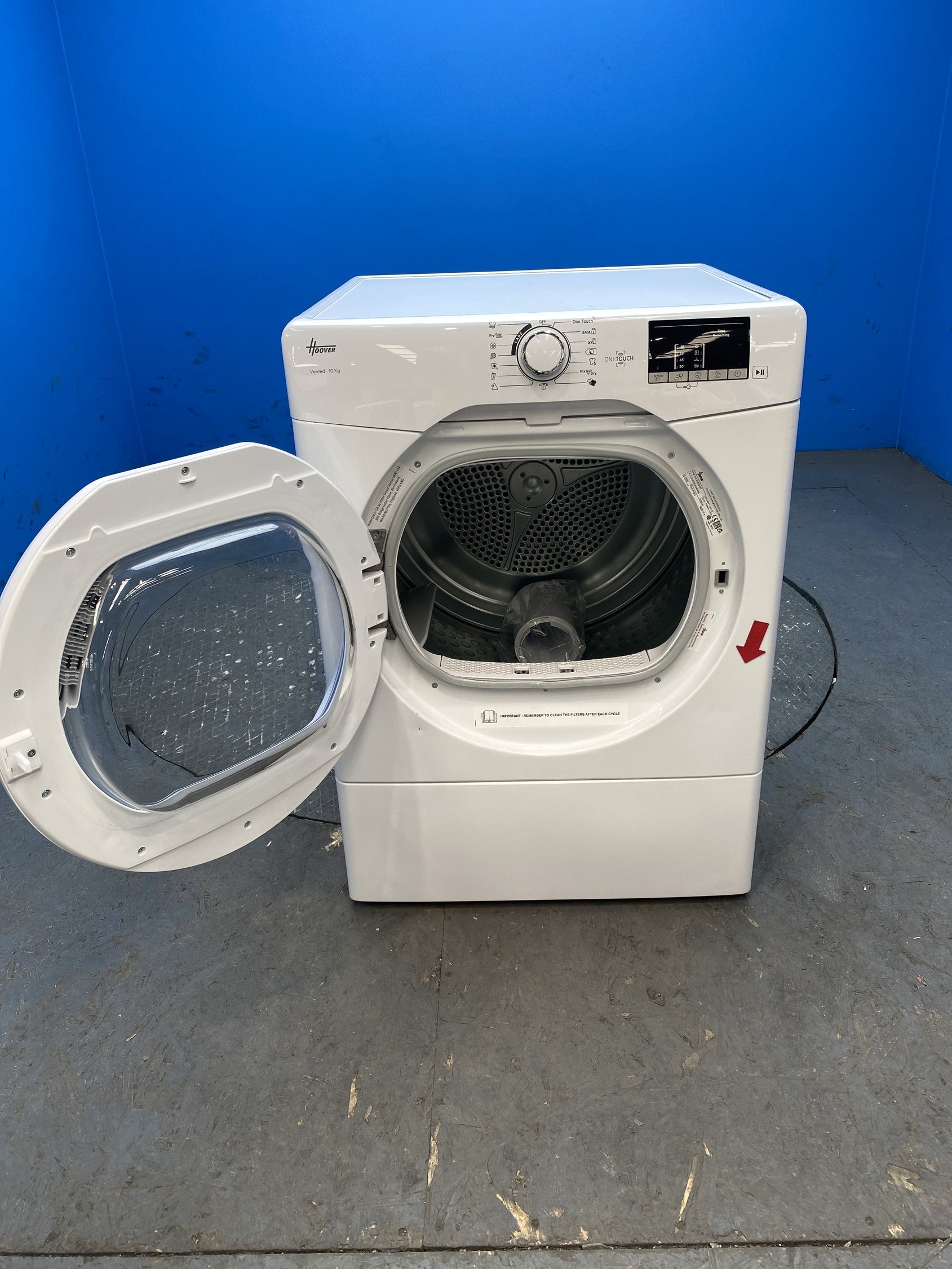 #GRC-155-753 - Hoover HLE V10DG-80 10kg Vented Tumble Dryer