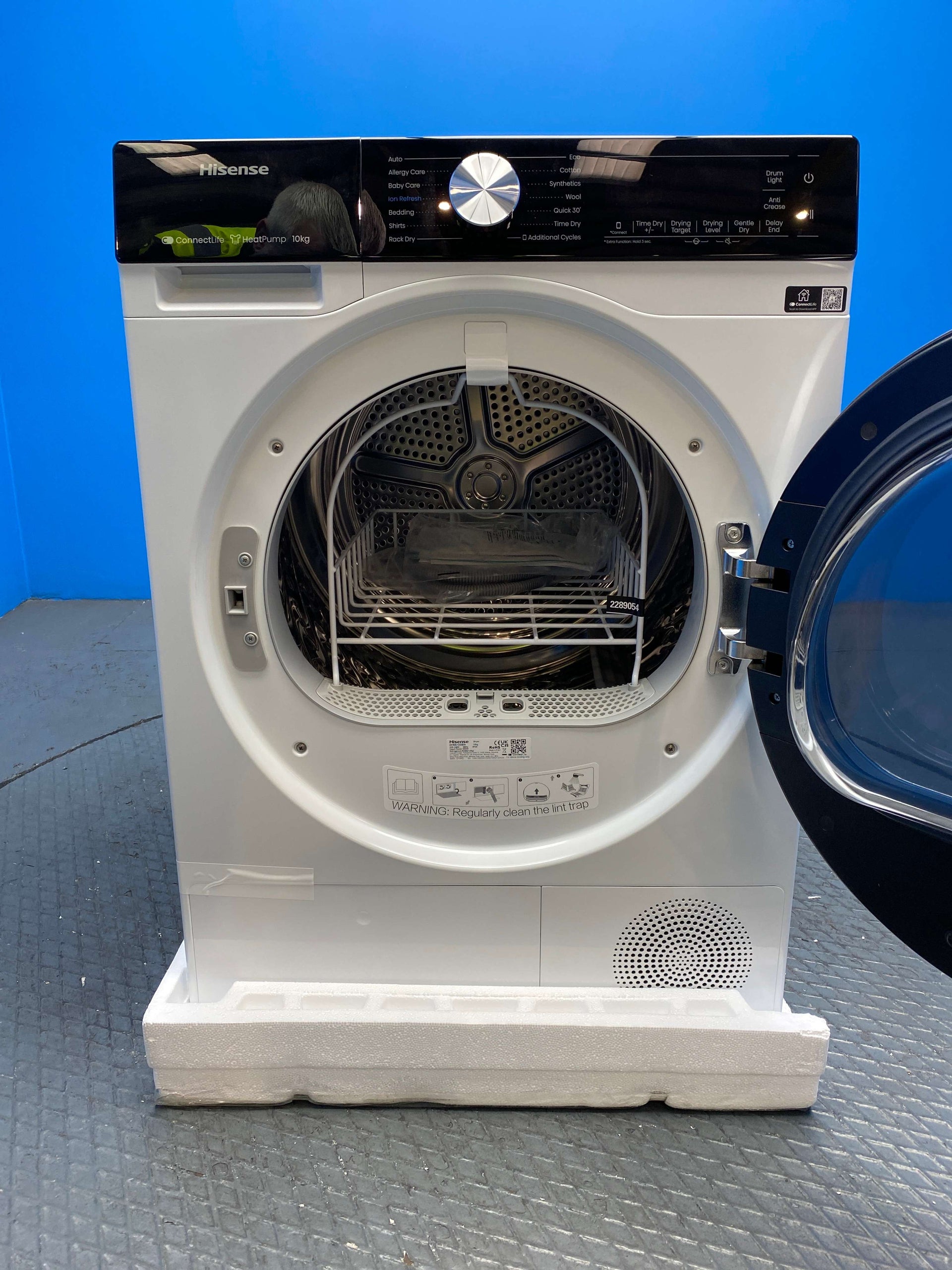 Hisense DH5S102BW 10kg Heat Pump Tumble Dryer
