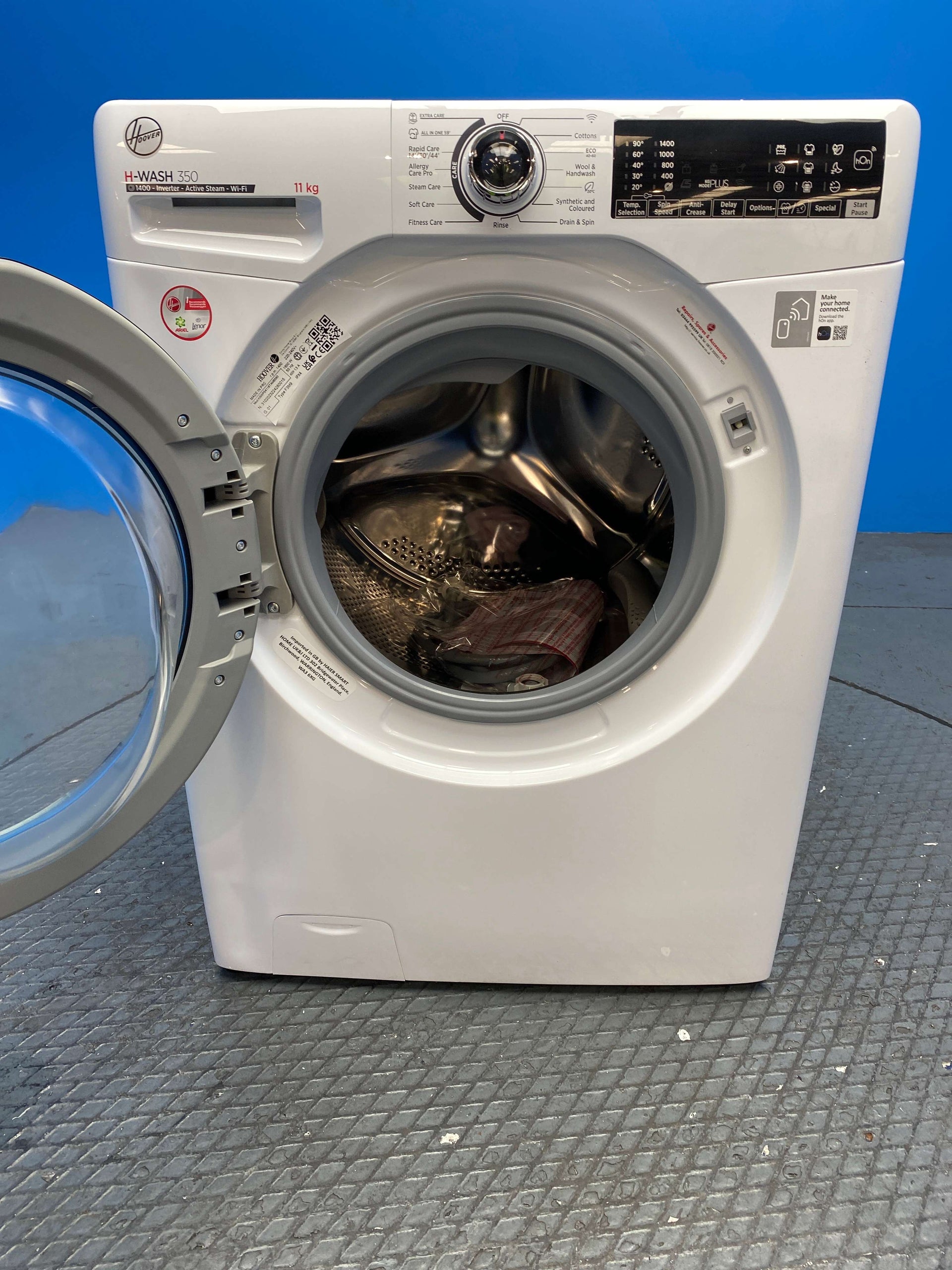 Hoover H3WPS4116TAMB5 11kg 1400 Spin Washing Machine