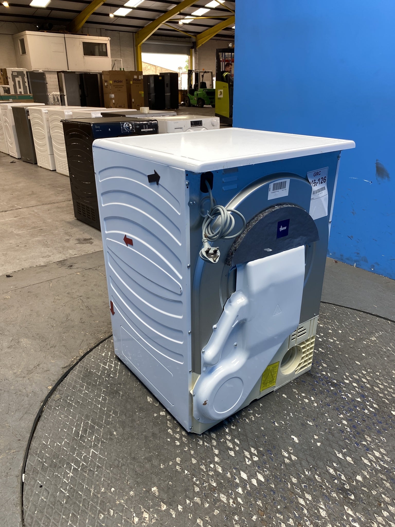 #GRC-156-126 - Hoover HLE V10DG-80 10kg Vented Tumble Dryer