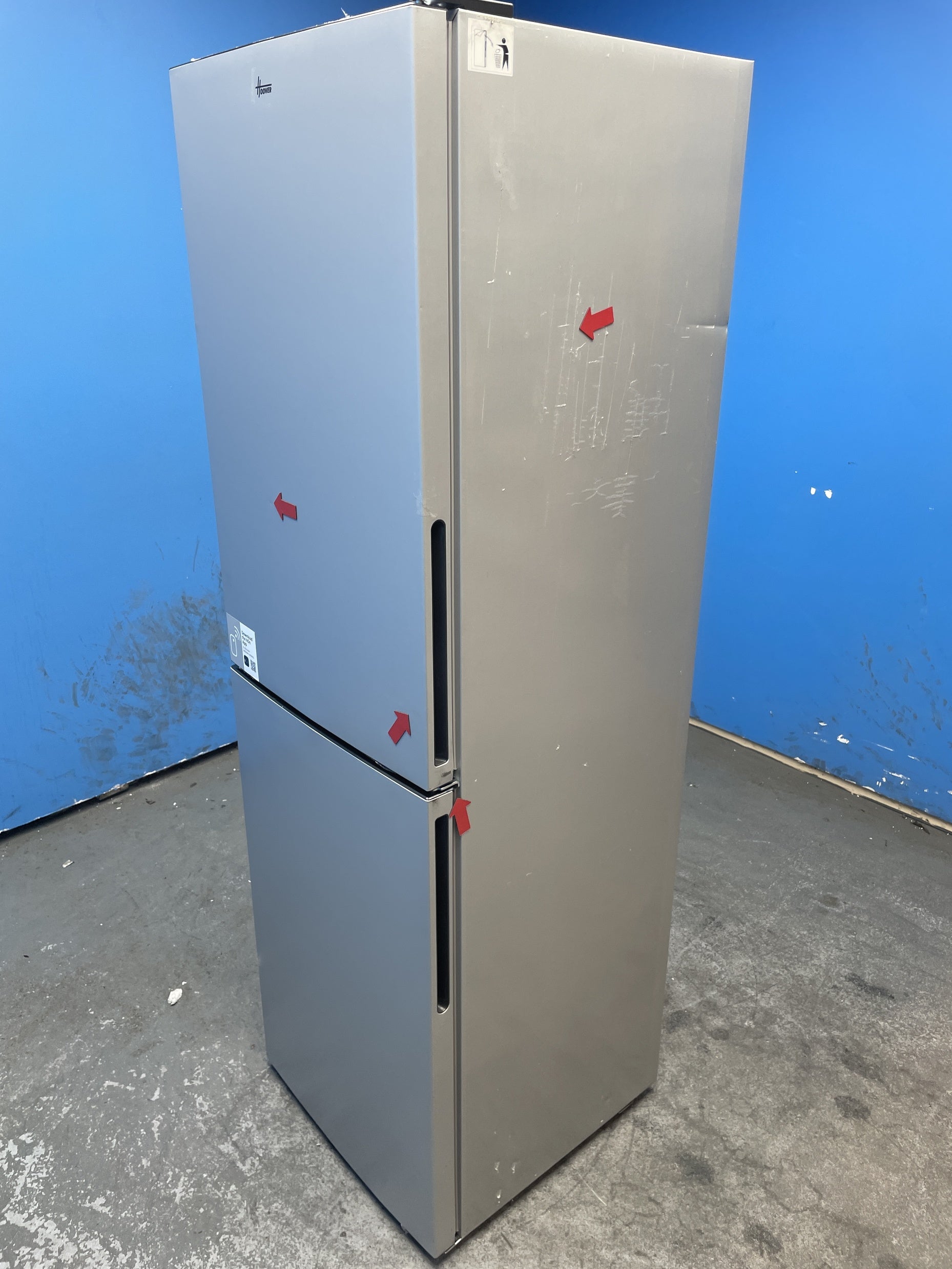 #GRC-158-401 - Hoover HOCT3L517ESK 252 Litre Combi Fridge Freezer