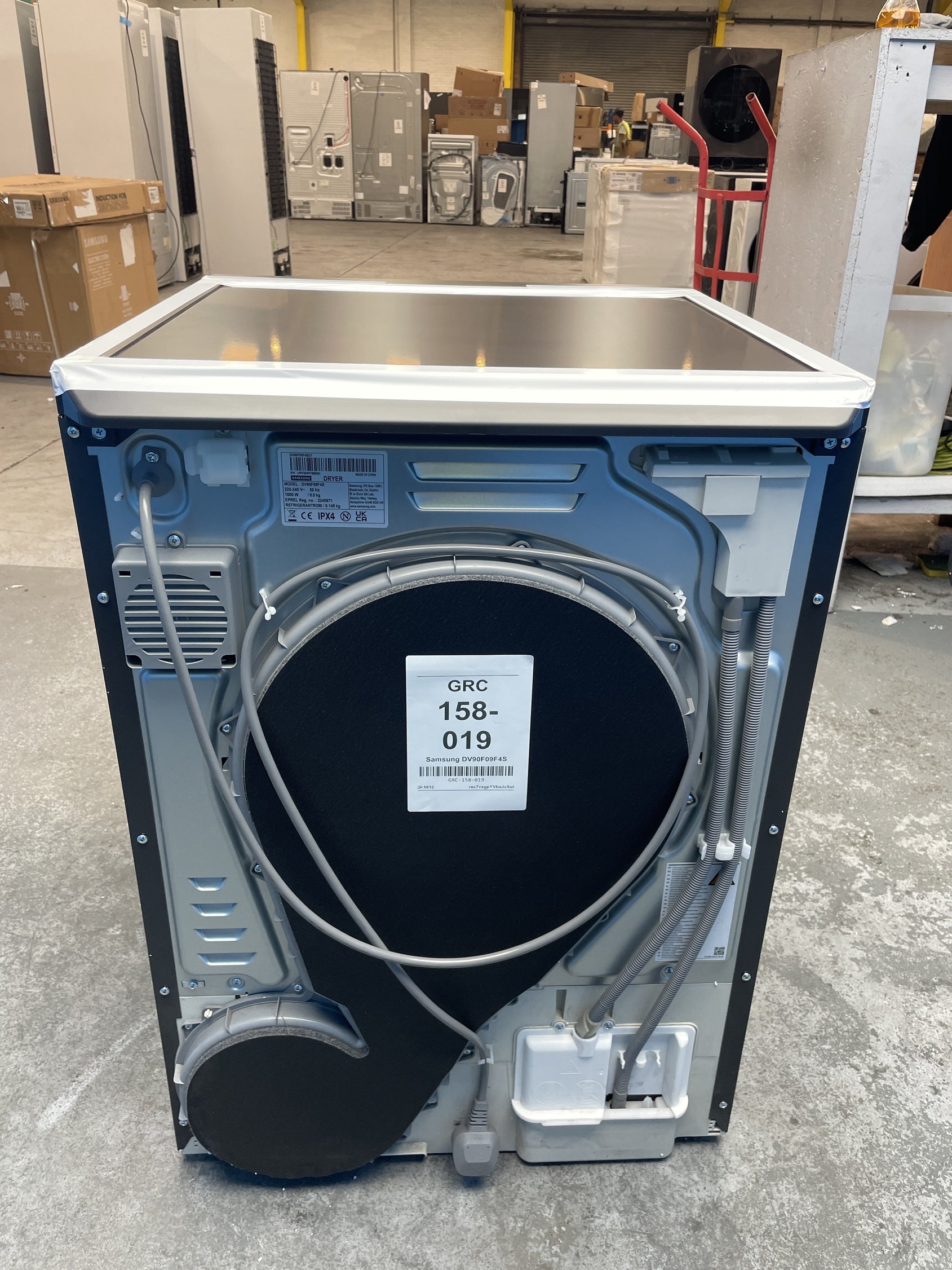 #GRC-158-019 - Samsung DV90F09F4SU1 Series 9 AI Home 9kg Heat Pump Tumble Dryer