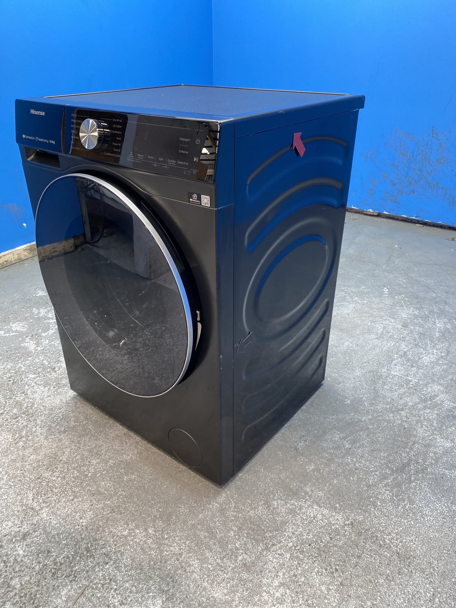 #GRC-145-196 - Hisense WF5I1045BBQ KitchenFit 5i 10.5 kg WiFi Washing Machine