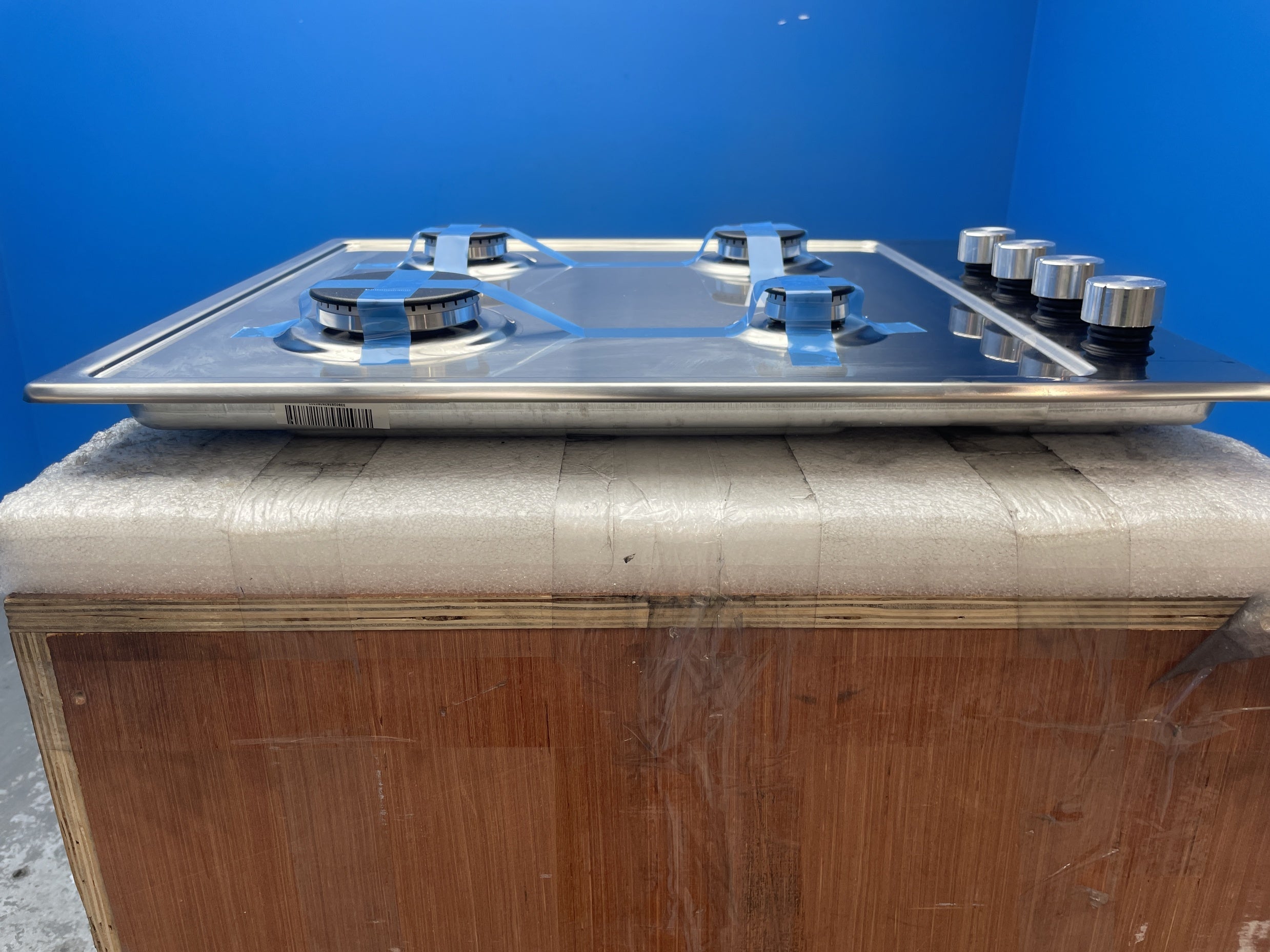 #GRC-159-051 - Hoover HHW6LK3X 60cm 4-Burner Stainless Steel Gas Hob