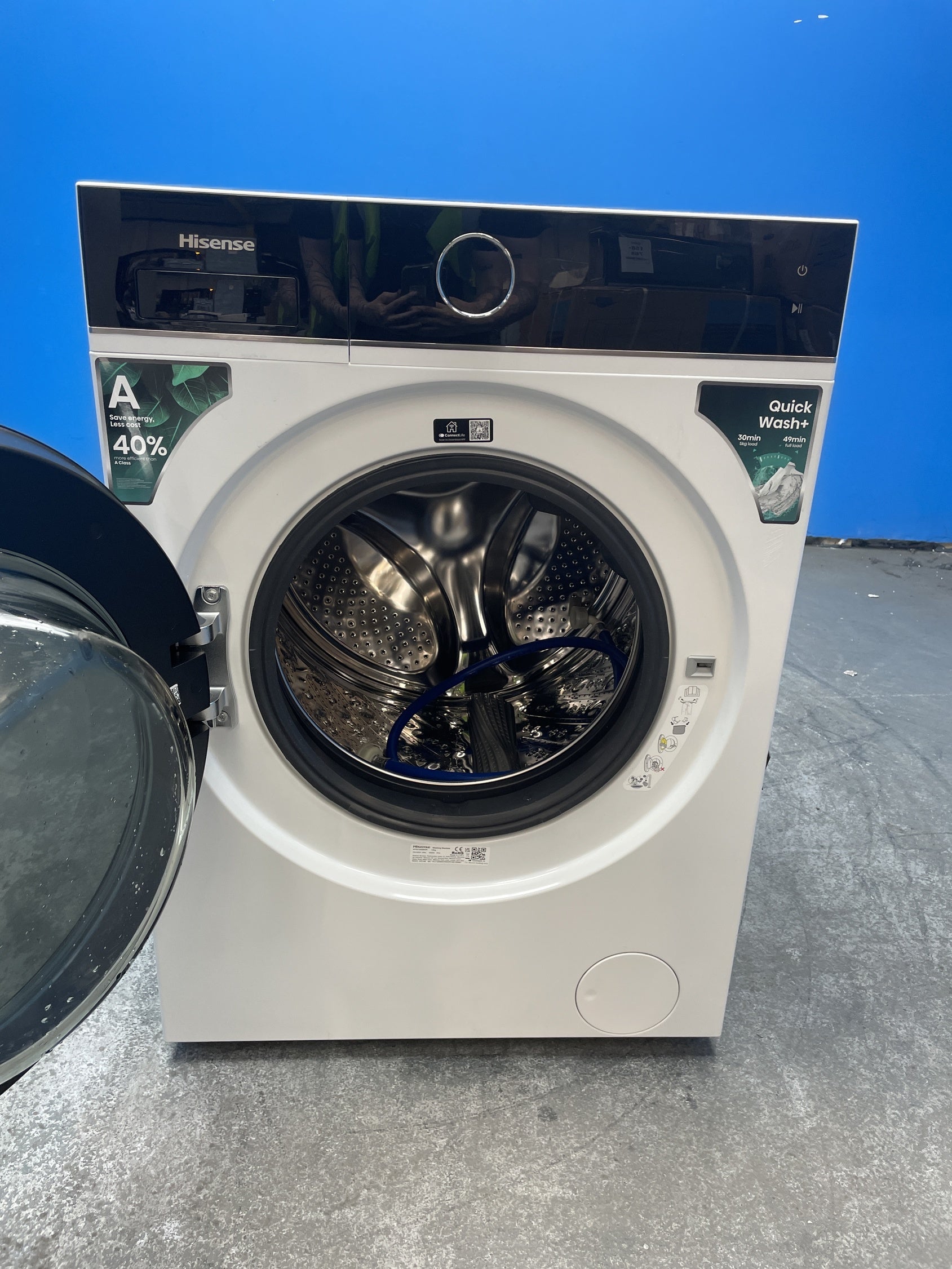 #GRC-143-636 - Hisense 5i Series WF5I1245BWR 12kg 1400rpm Washing Machine