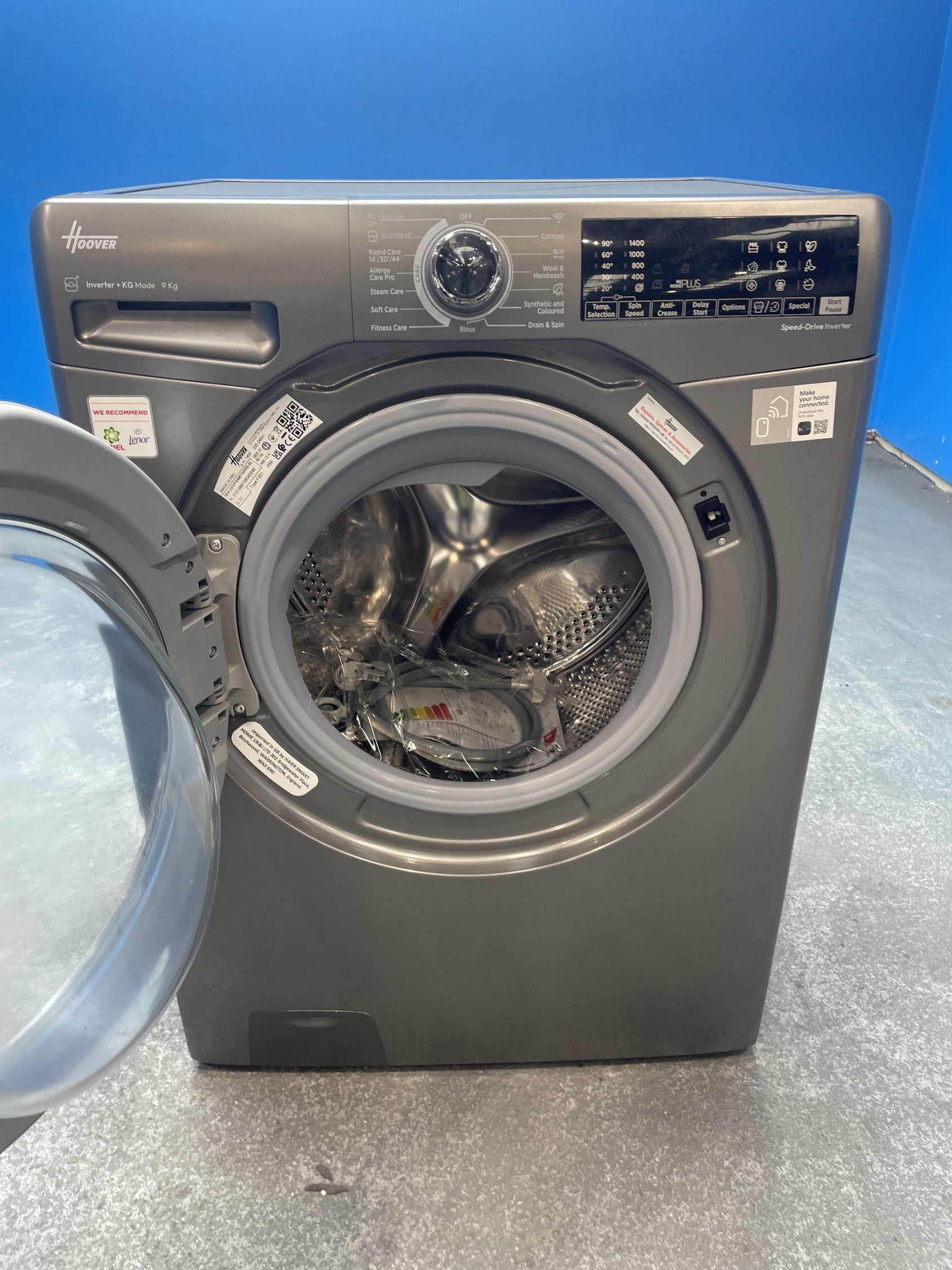 #GRC-155-731 - Hoover H3WPS496TMRR6 9kg 1400 Spin Washing Machine