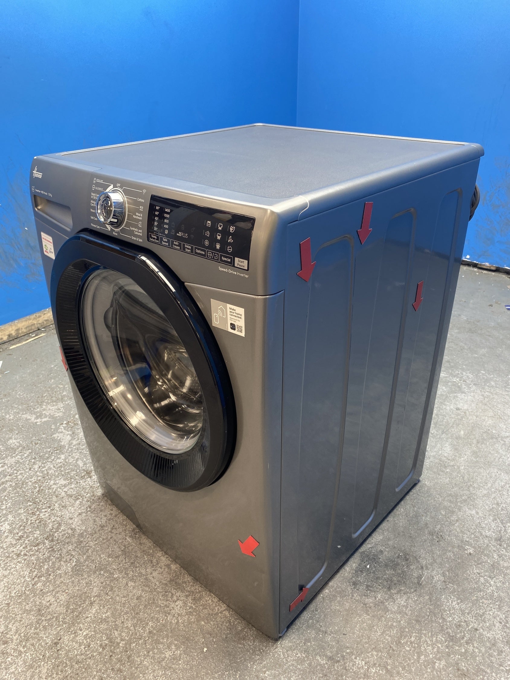 #GRC-158-531 - Hoover H3WPS4126TAMBR80 12kg 1400 Spin Washing Machine