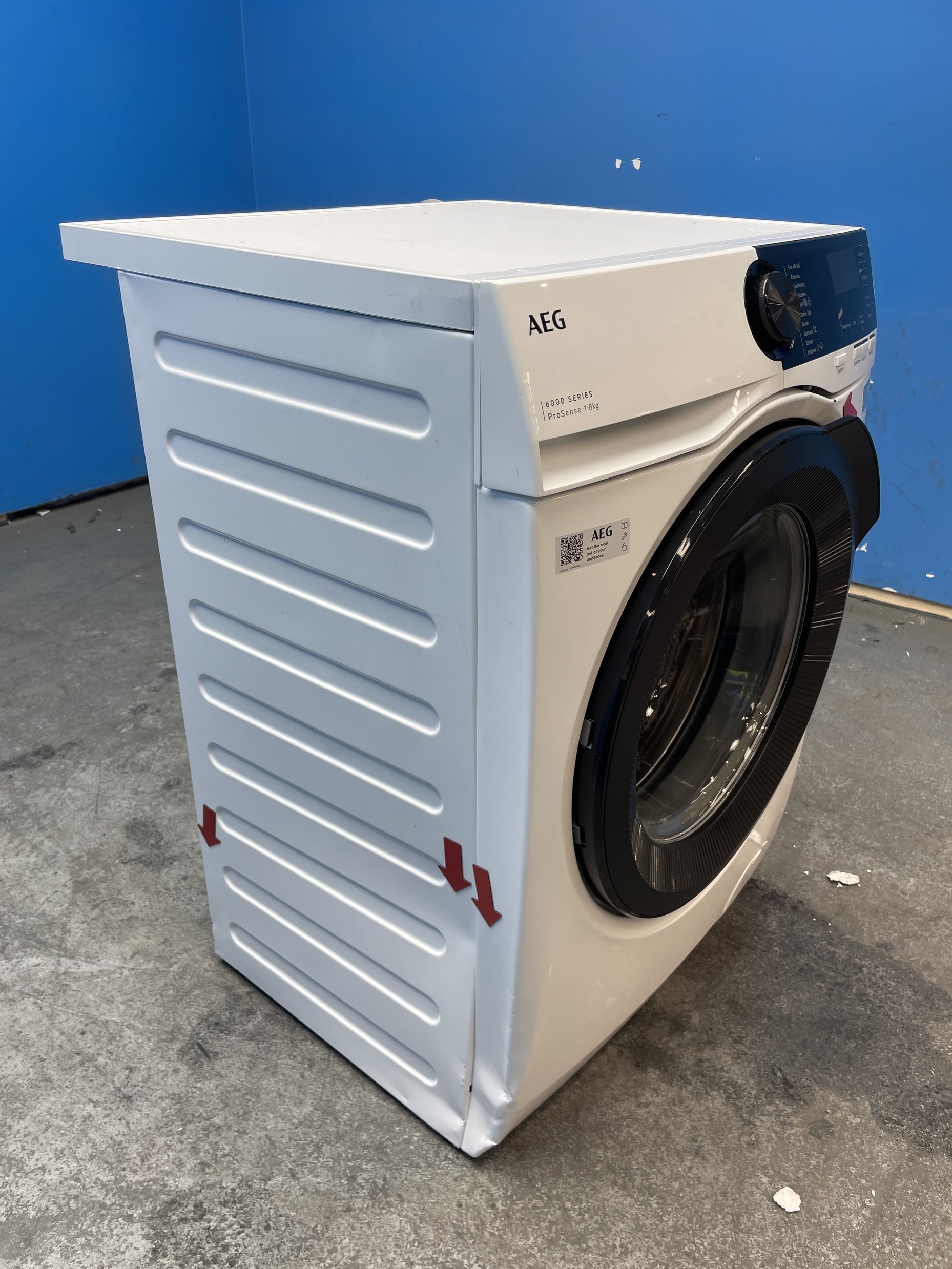 #GRC-158-261 - AEG LFR62844B 6000 Series ProSense 8kg 1400 Spin Washing Machine