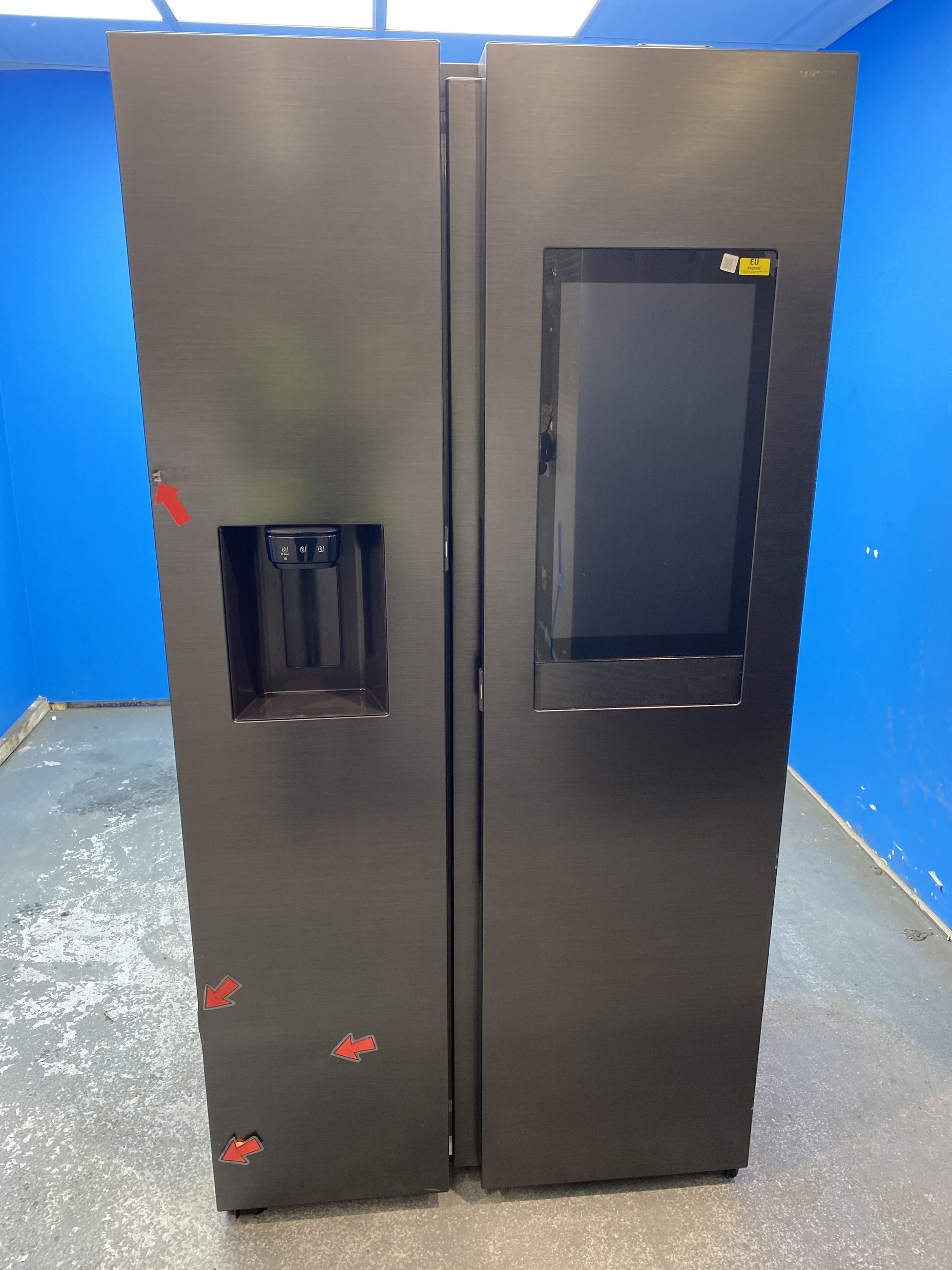 #GRC-136-283 - Samsung RS90F66BEFEU Family Hub American Fridge Freezer