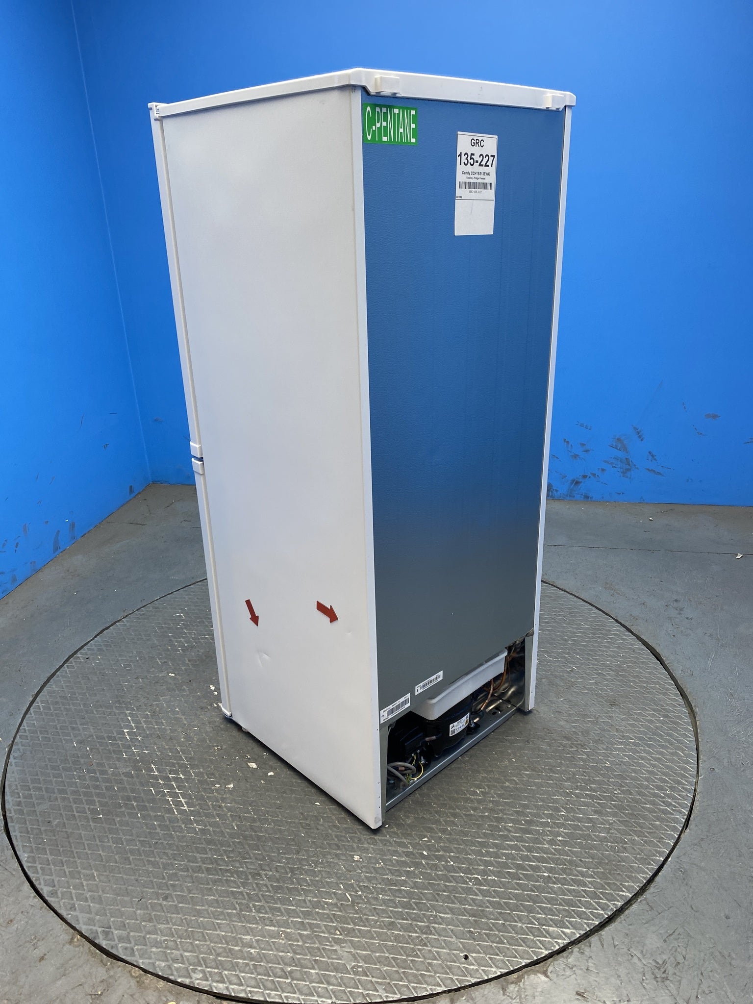 Candy CCH1S513EWK 185 Litre Combi Fridge Freezer