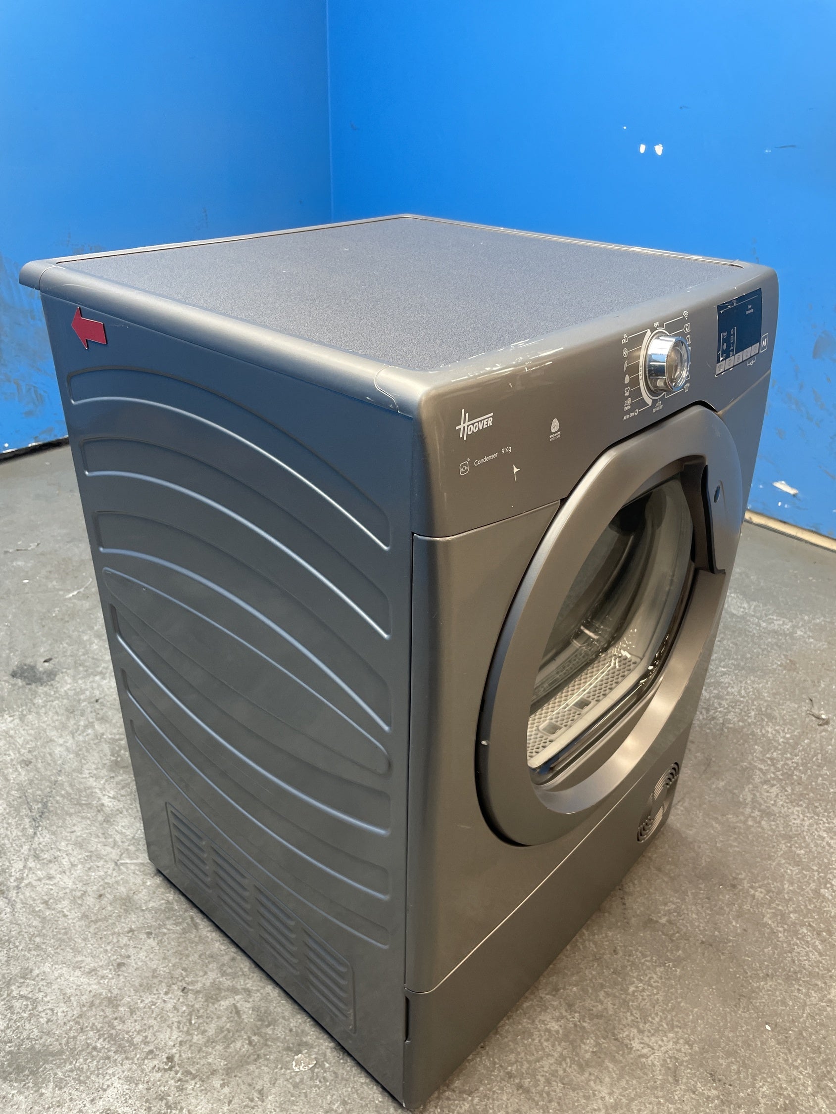 #GRC-162-599 - Hoover H-DRY 300 HLE C9DRGR-80 9kg Smart Condenser Tumble Dryer
