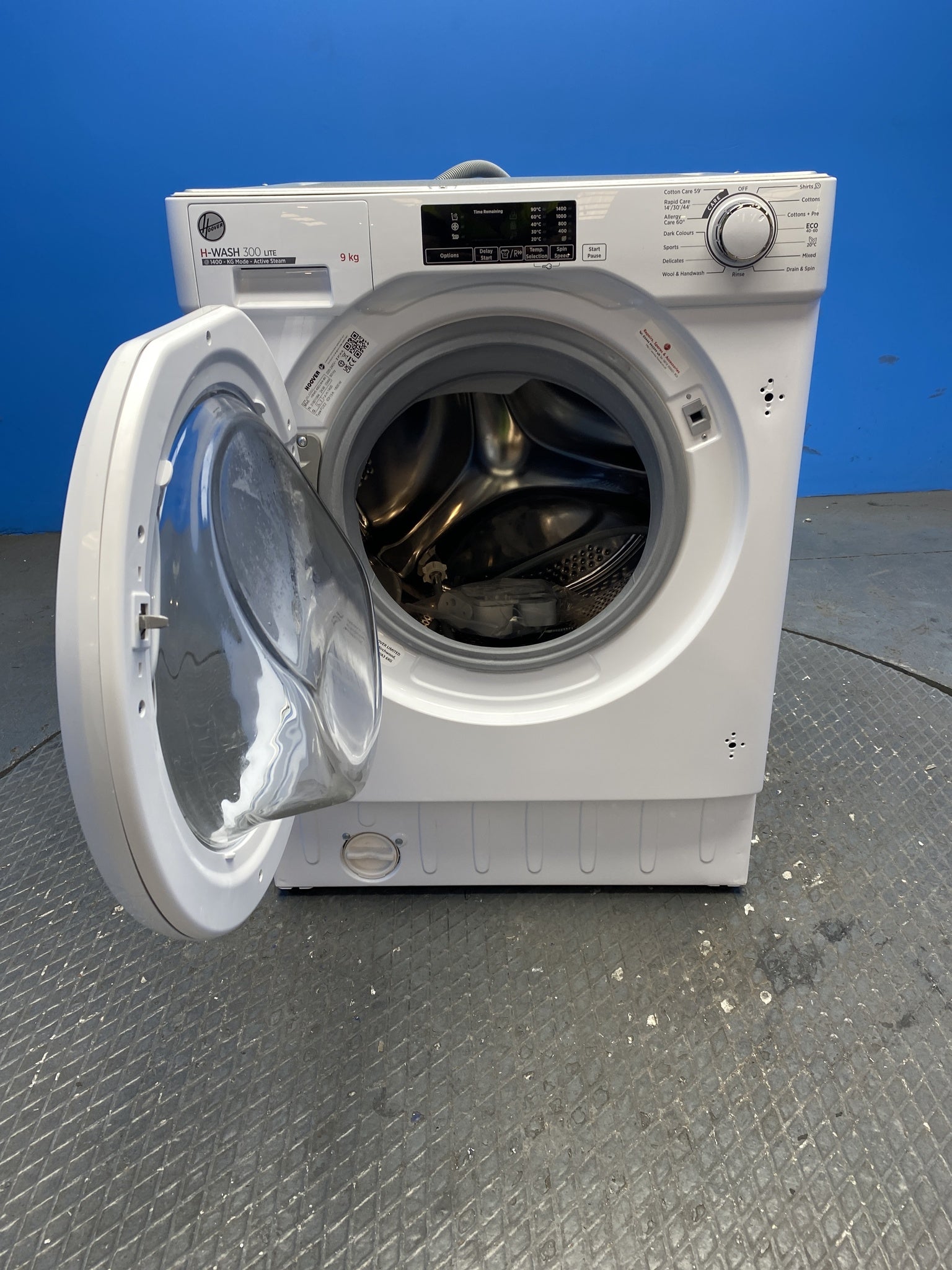 Hoover HBWS49D1W4 Integrated 9kg 1400 Spin Washing Machine