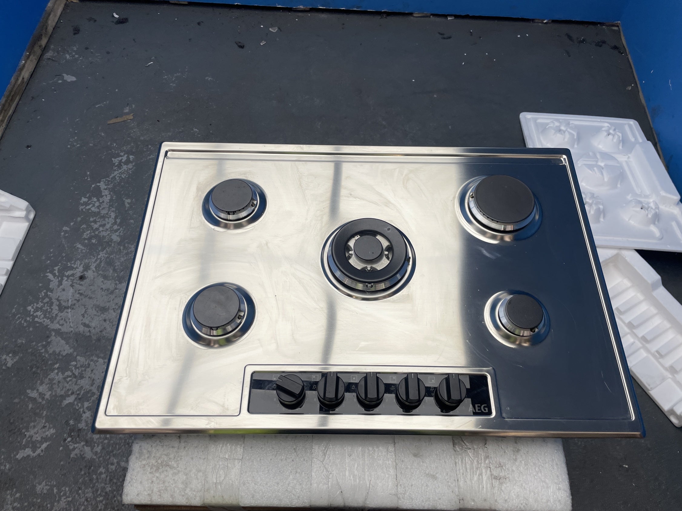 #GRC-158-304 - AEG HGB75420YM 75cm Built-in Gas Hob with StepPower Controls