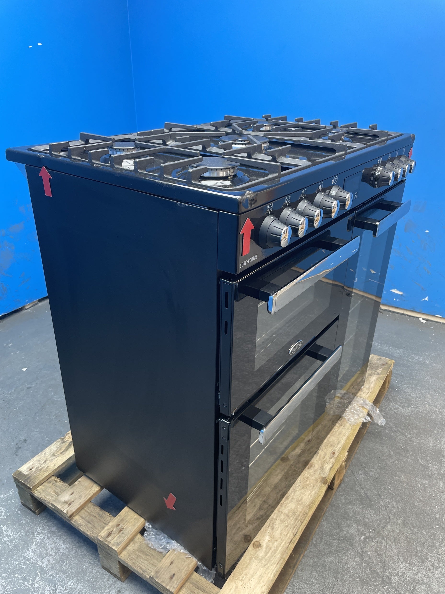 #GRC-159-448 - Belling Cookcentre 90DF 90cm Dual Fuel Range Cooker