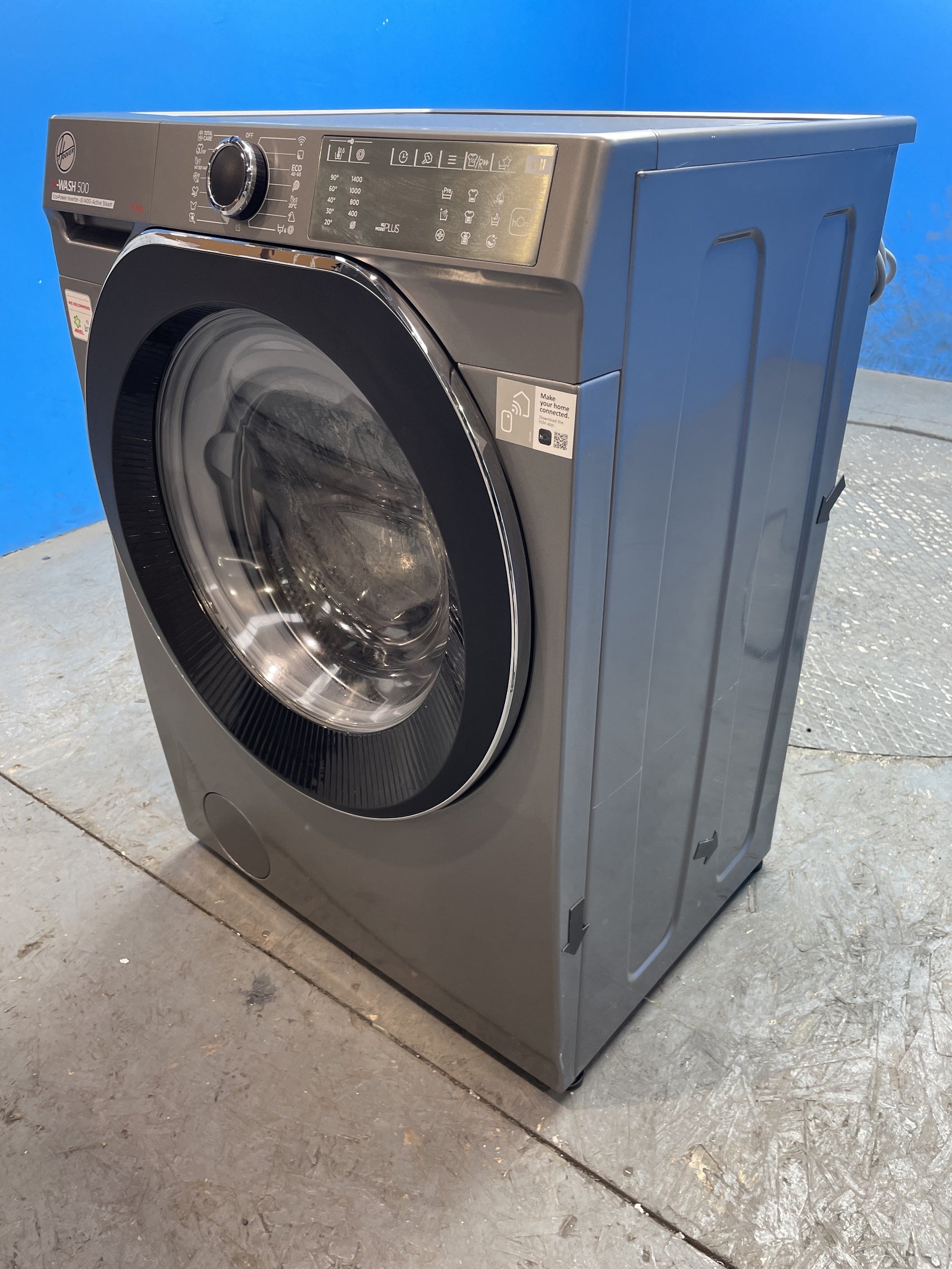 #GRC-155-089 - Hoover HWB49AMBCR 9kg 1400 Spin Washing Machine
