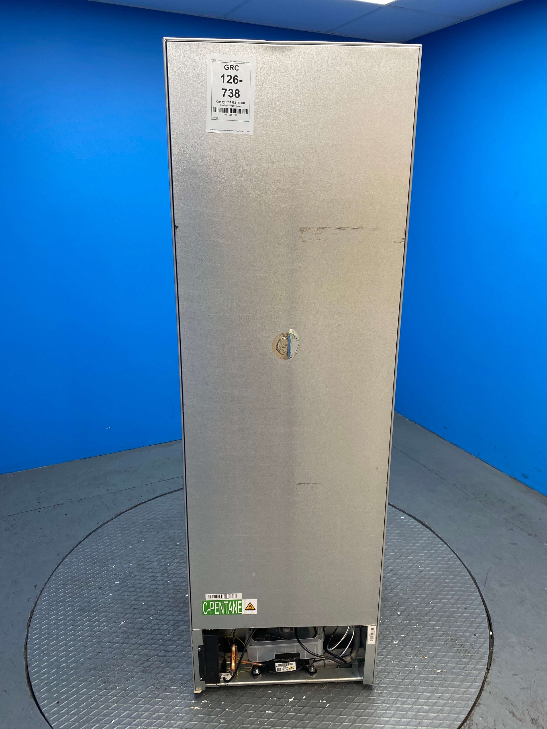 Candy CCT3L517ESK 252 Litre Combi Fridge Freezer