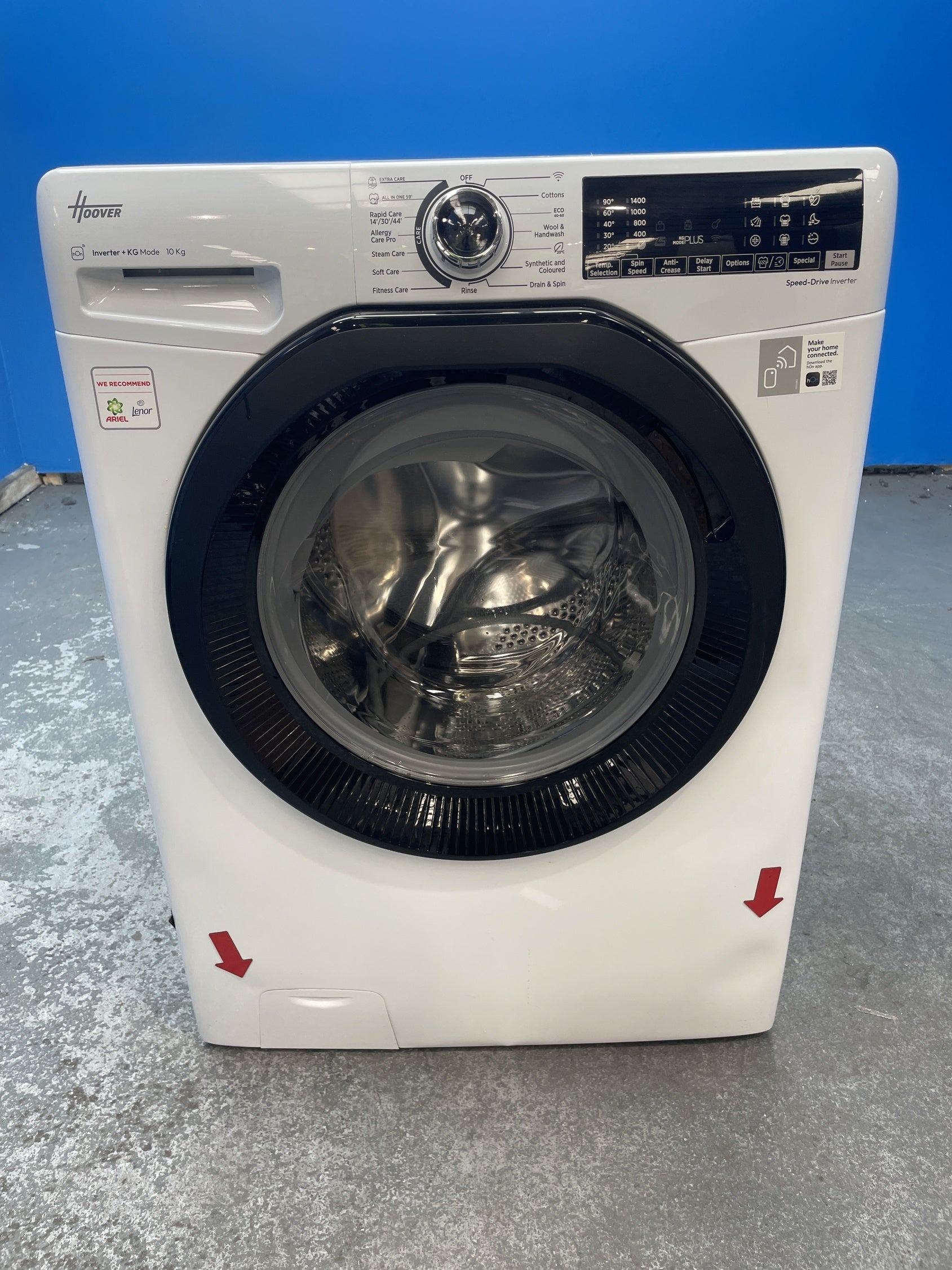 #GRC-157-378 - Hoover H3WPS4106TMB6 10kg 1400 Spin Washing Machine