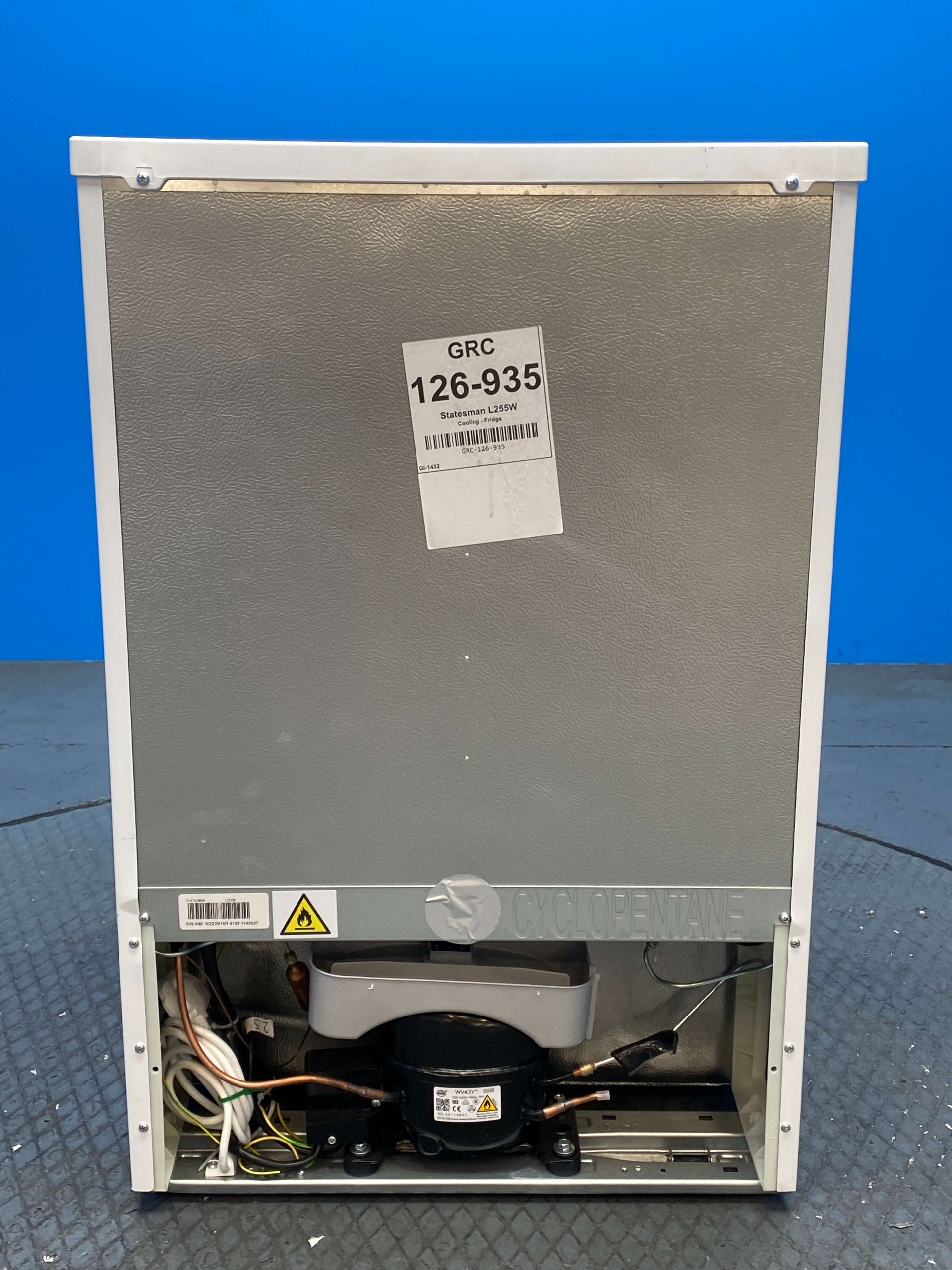 Statesman L255W 113 Litre 55cm Under Counter Fridge