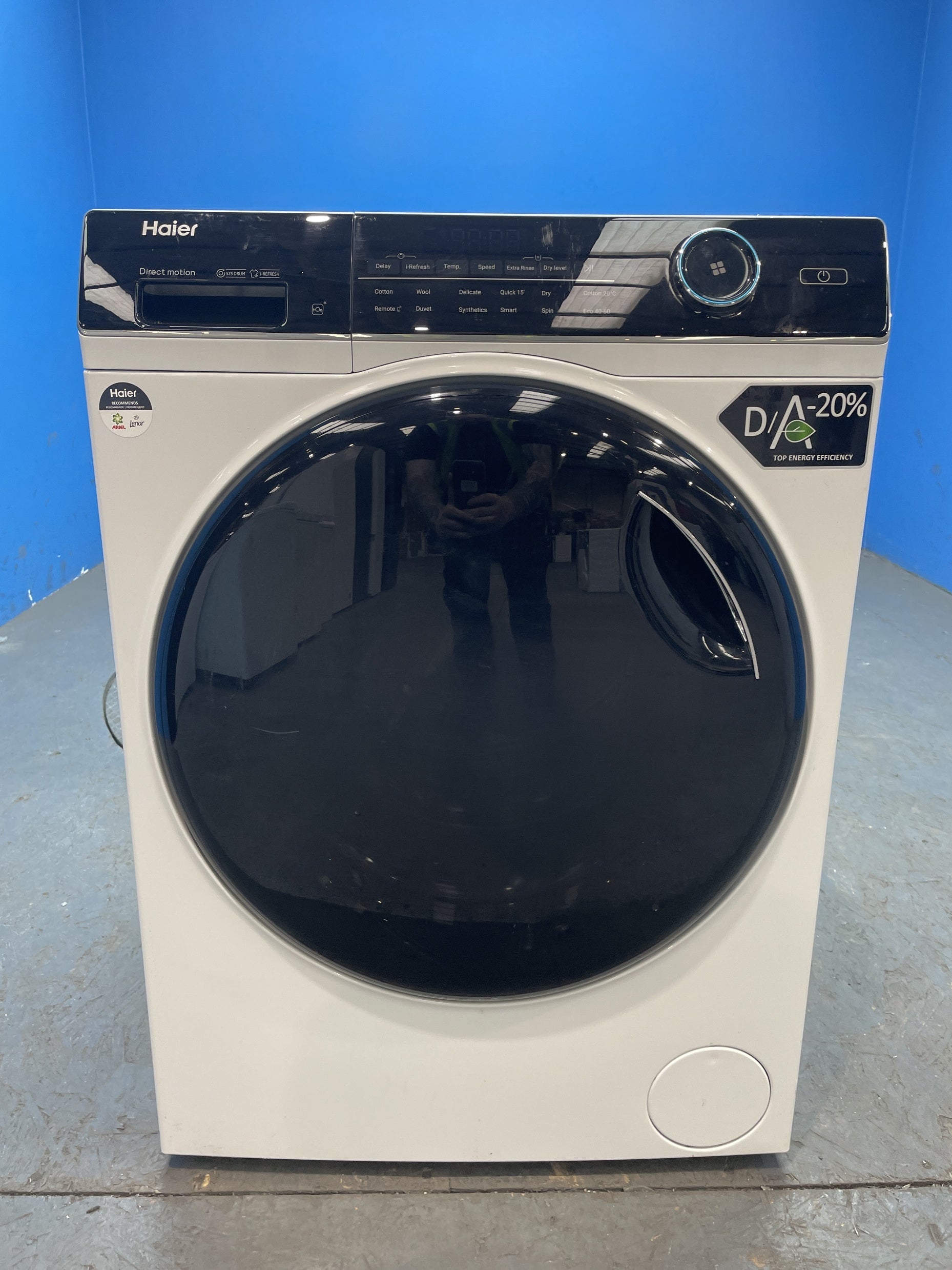 #GRC-156-919 - Haier I-Pro Series 5 HWD80-B14959NU1 8/6 kg 1400rpm Washer Dryer