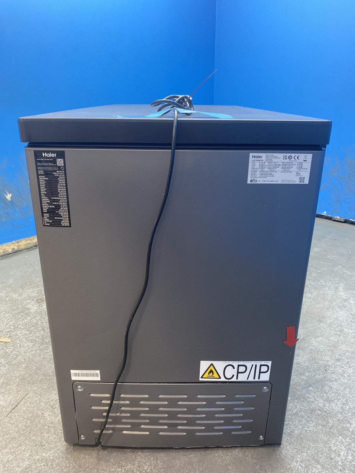 #GRC-163-418 - Haier Series 7 294L Chest Freezer – Total No Frost, InstaSwitch, Grey