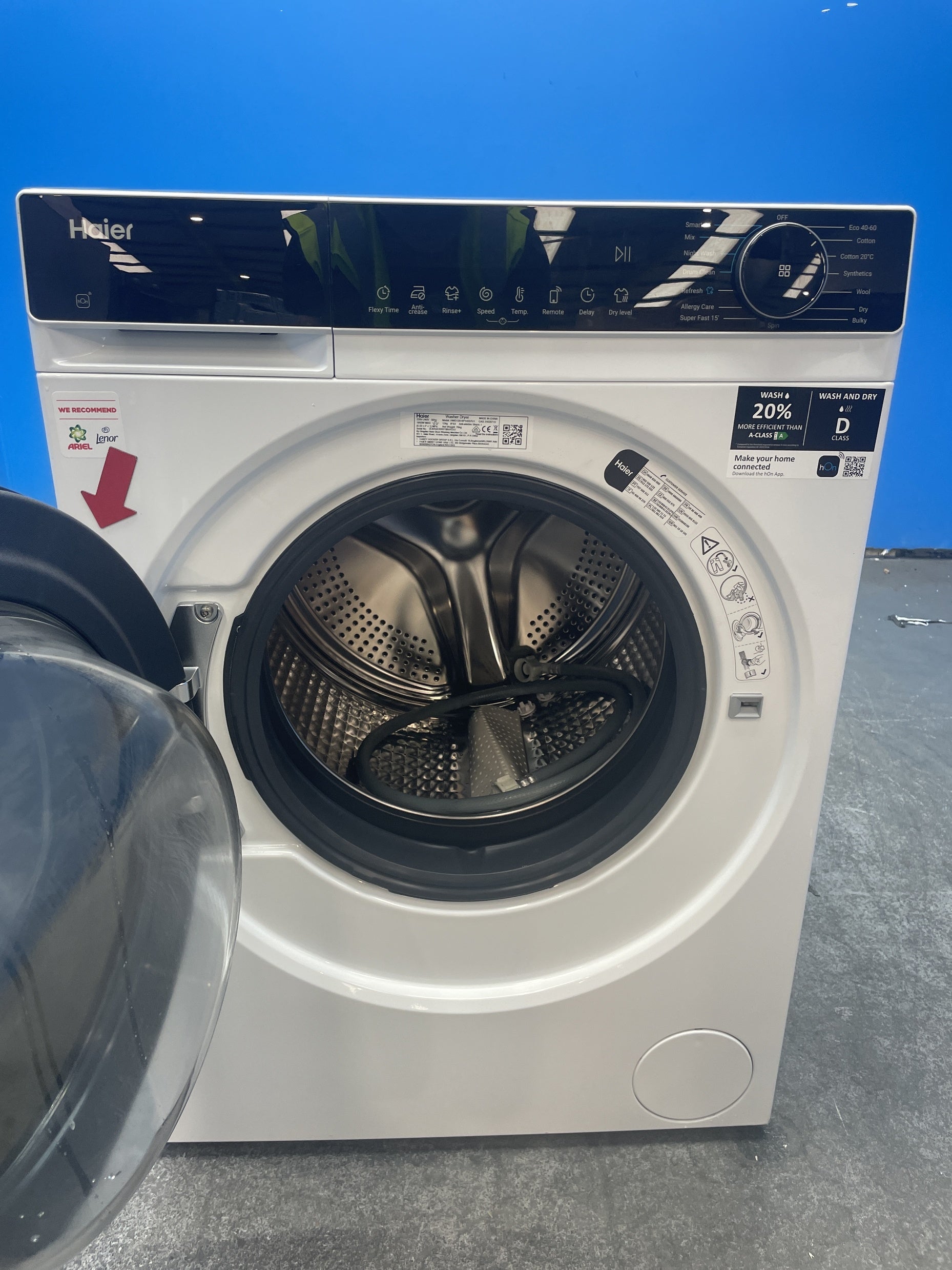 #GRC-159-308 - Haier X Series 5 HWD120-BP14357U1 12/8kg 1400rpm Washer Dryer