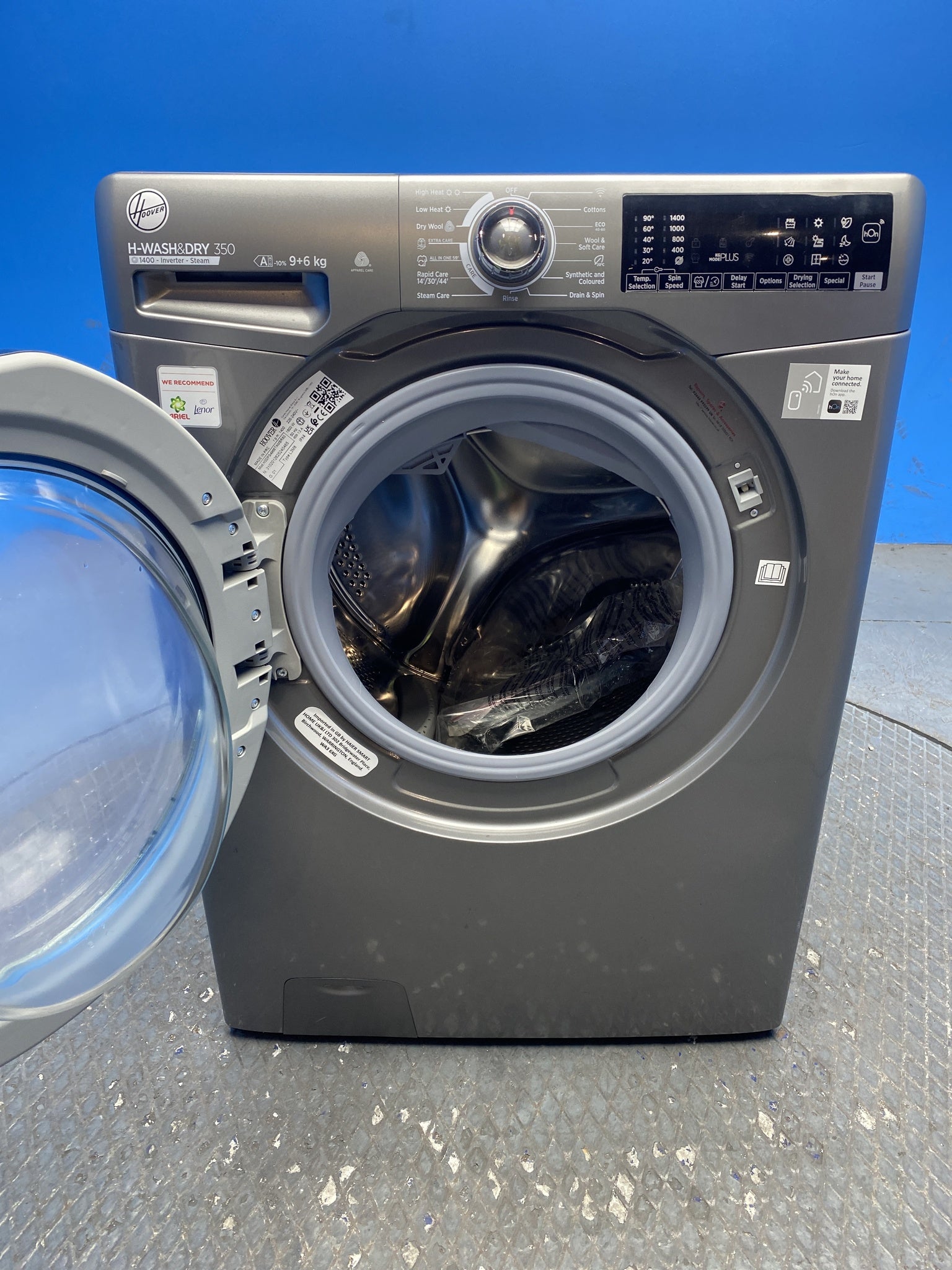 Hoover H3DPS4966TAMBR80 9kg / 6kg 1400 Spin Washer Dryer