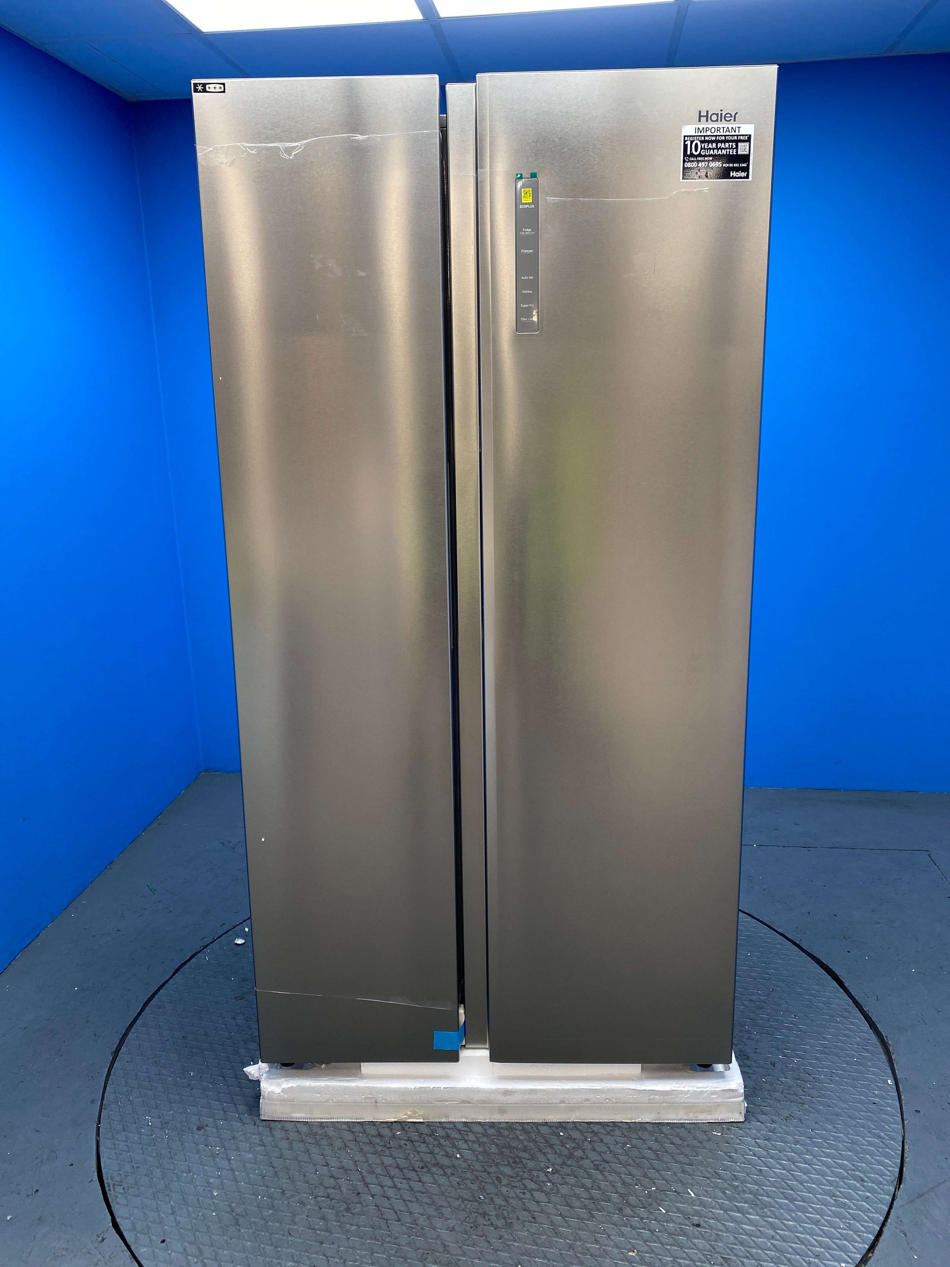 Haier HSW79F18ANMM Series 7 American Style 515 Litre Fridge Freezer