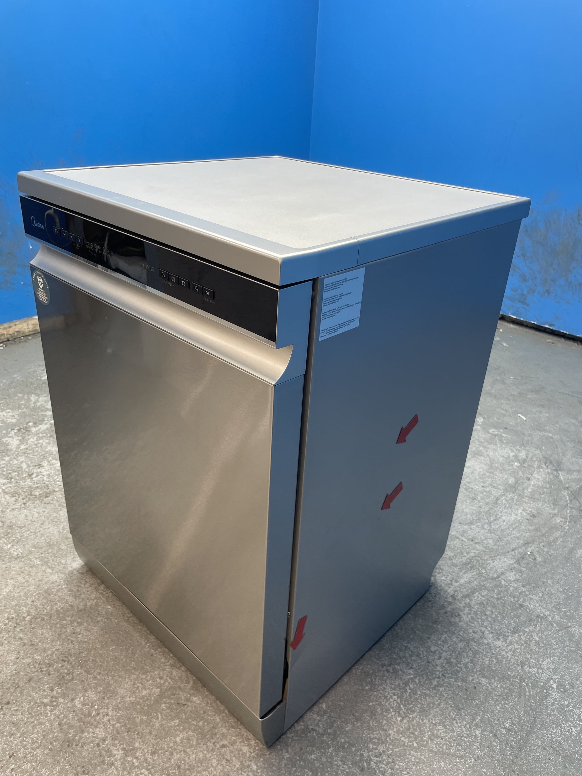 #GRC-158-751 - Midea MDWEF1433D 14 Place Full Size Dishwasher in Silver