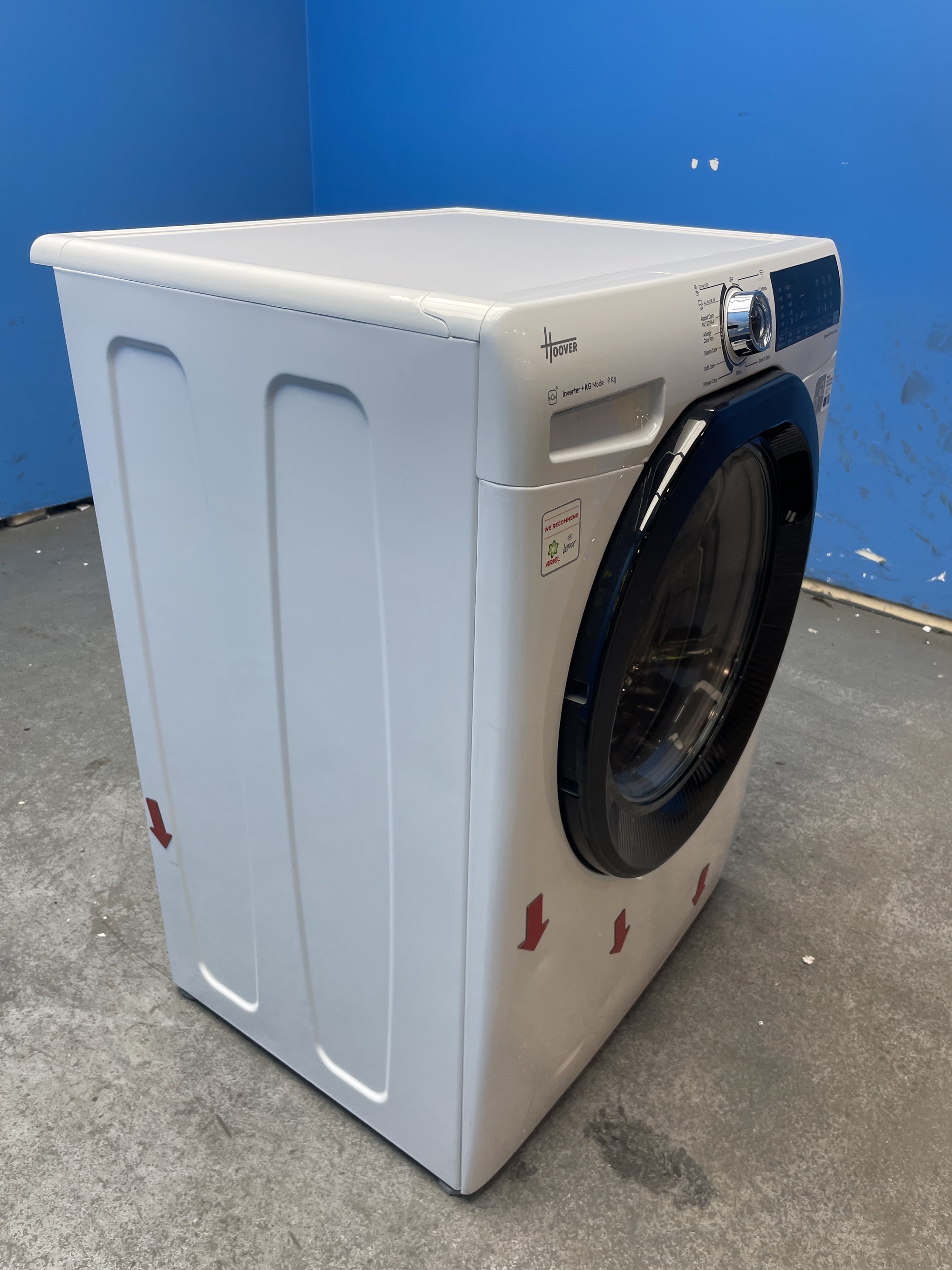 #GRC-158-379 - Hoover H3WPS496TAMB6 9kg 1400 Spin Washing Machine