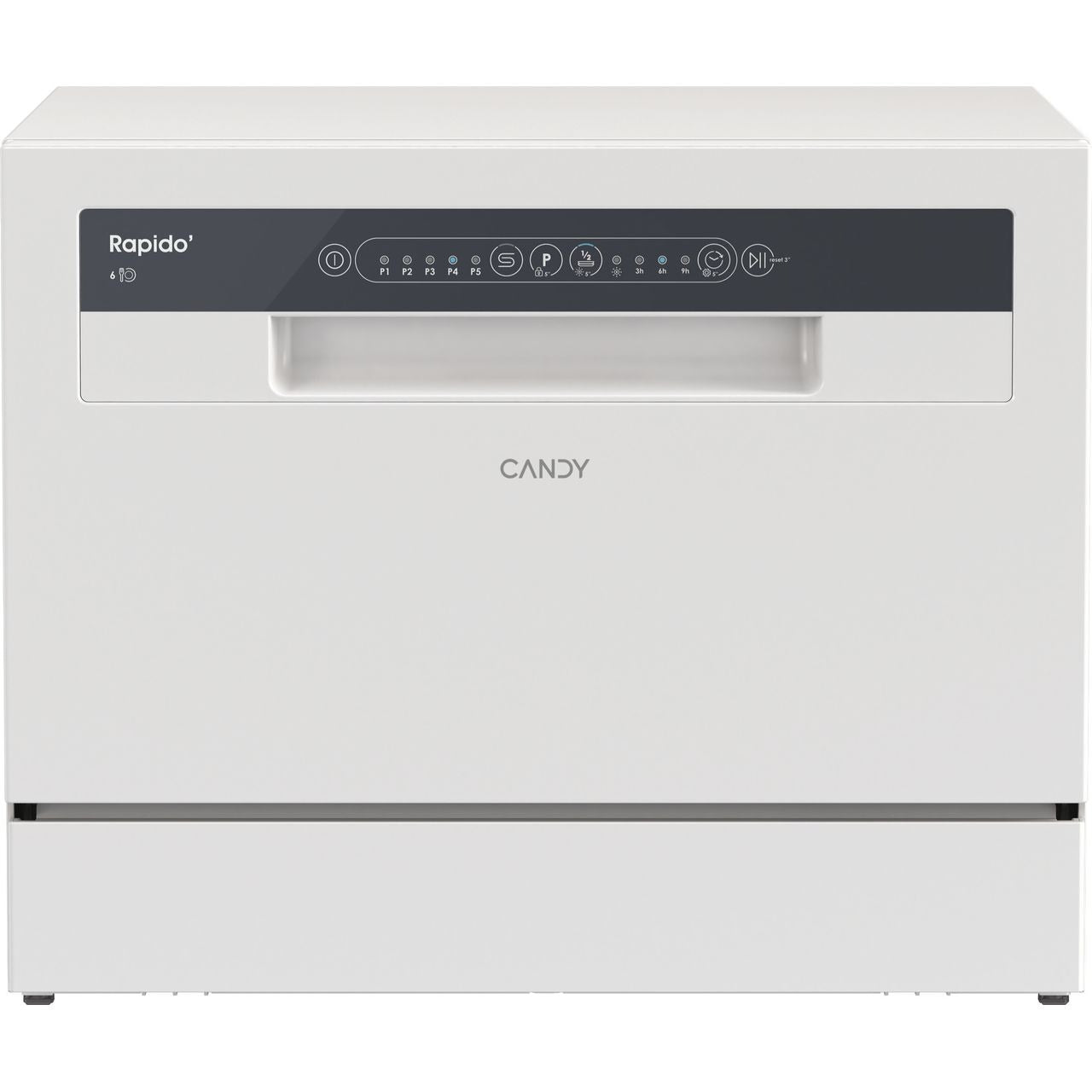 Candy RapidÓ CP 6E51LW-80 6 Place Setting Tabletop Dishwasher – Renew 2 U