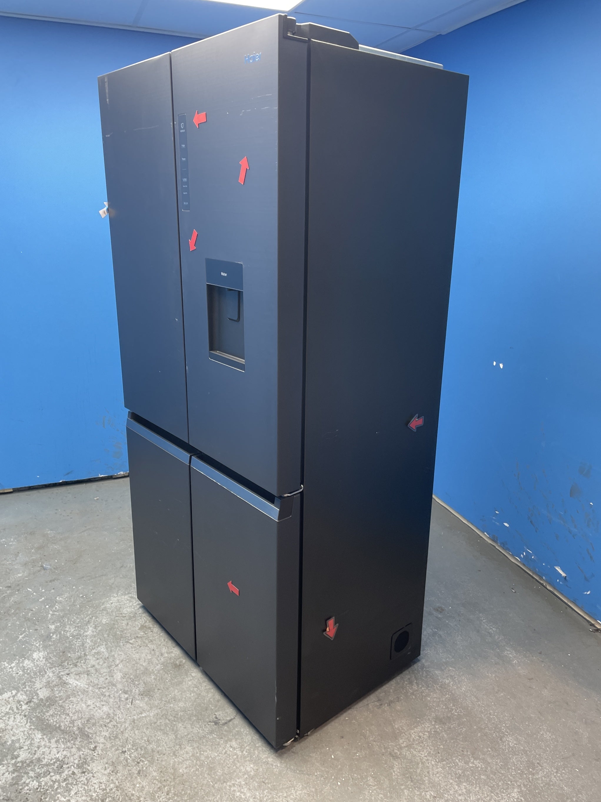 #GRC-153-577 - Haier HCR5919EHMB 528 Litre American Style Fridge Freezer