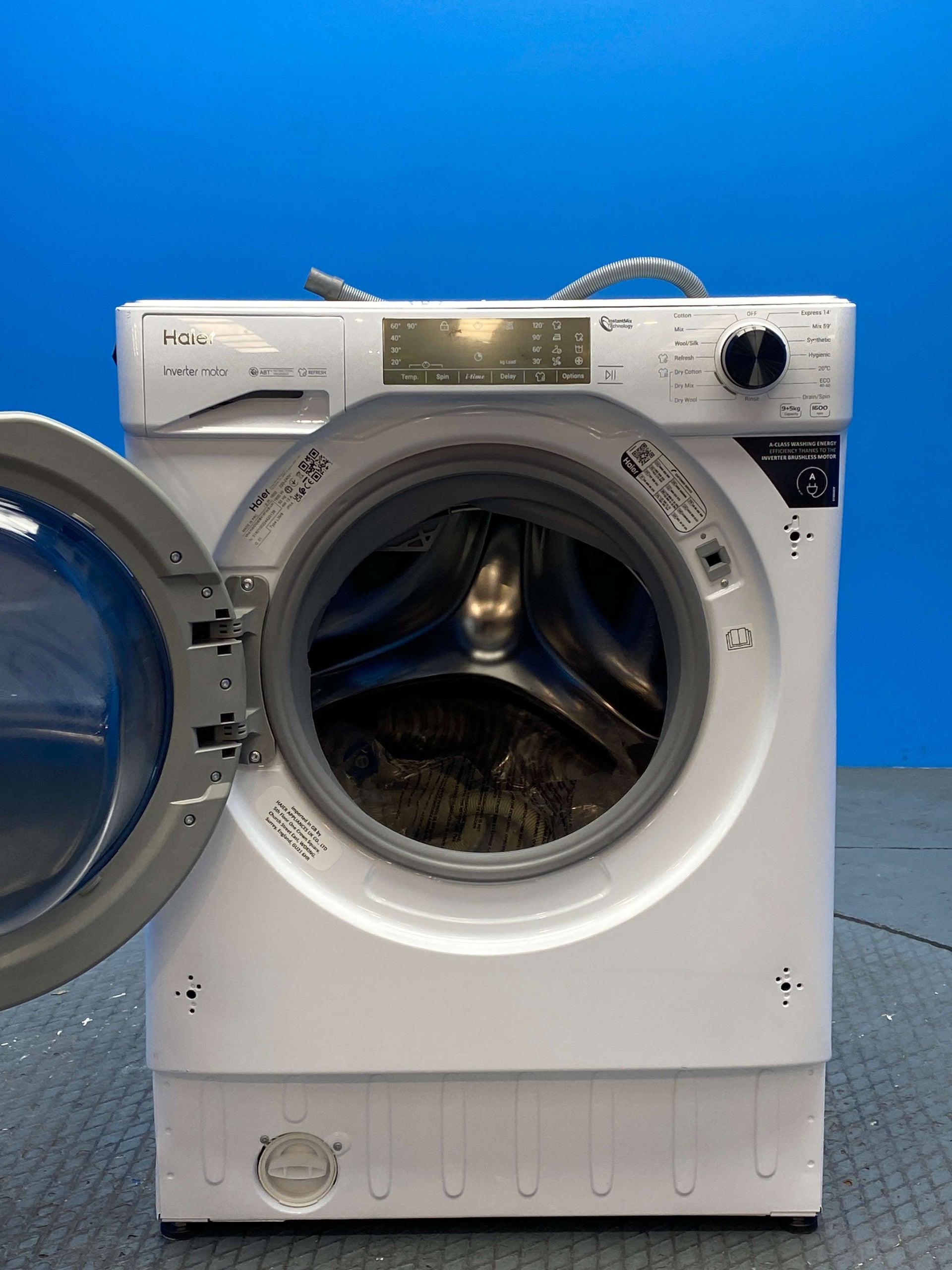 Haier HWDQ90B416FWB Built-in Series 4 9kg / 5kg 1600 Spin Washer Dryer
